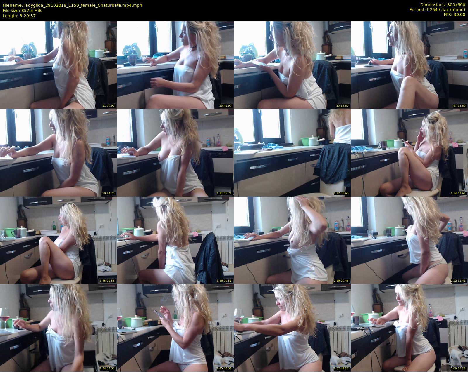 ladygilda — 201 minute Chaturbate female cam show recording, 480p, Oct 29, 2019