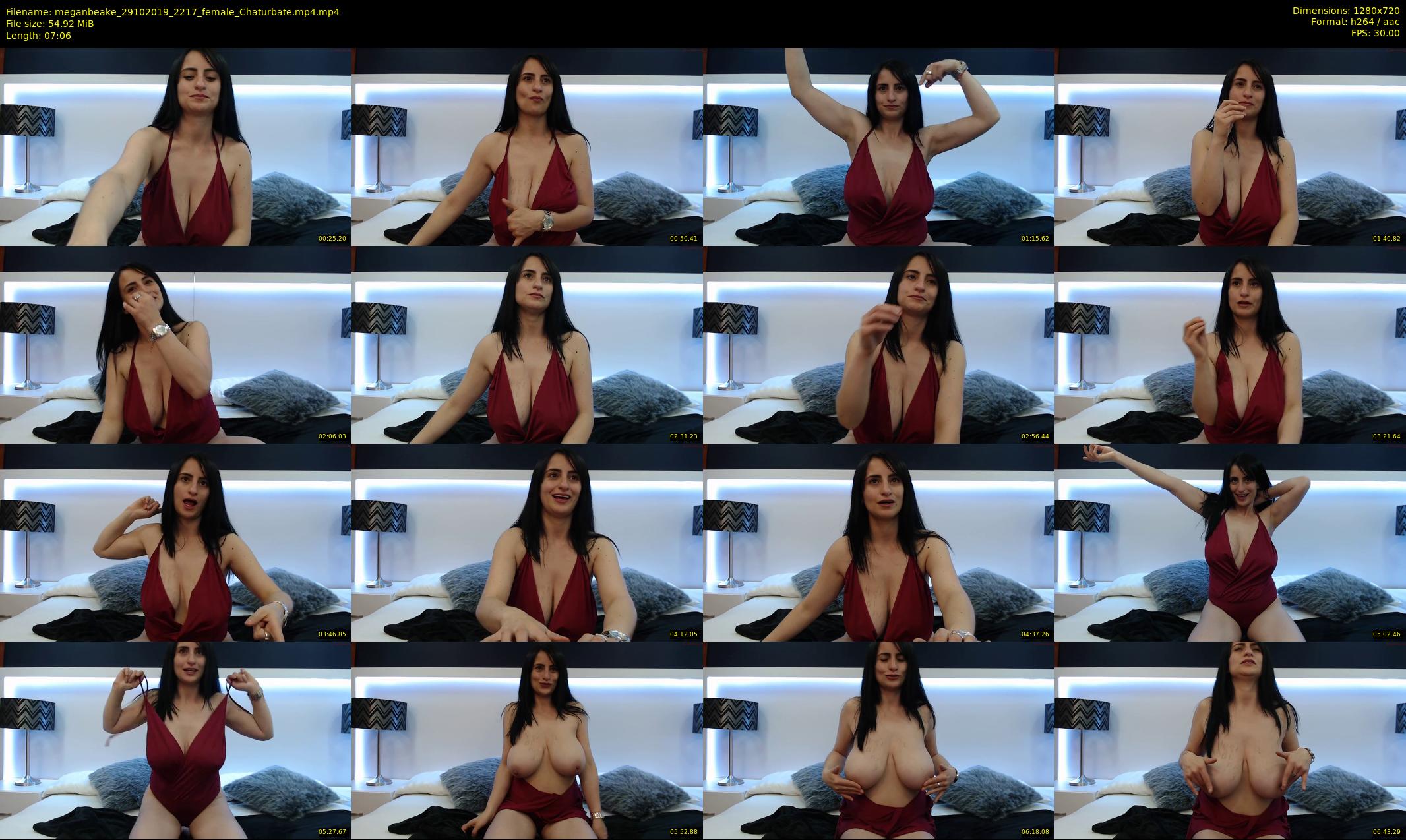 meganbeake — 8 minute Chaturbate female cam show recording, 720p, Oct 29, 2019