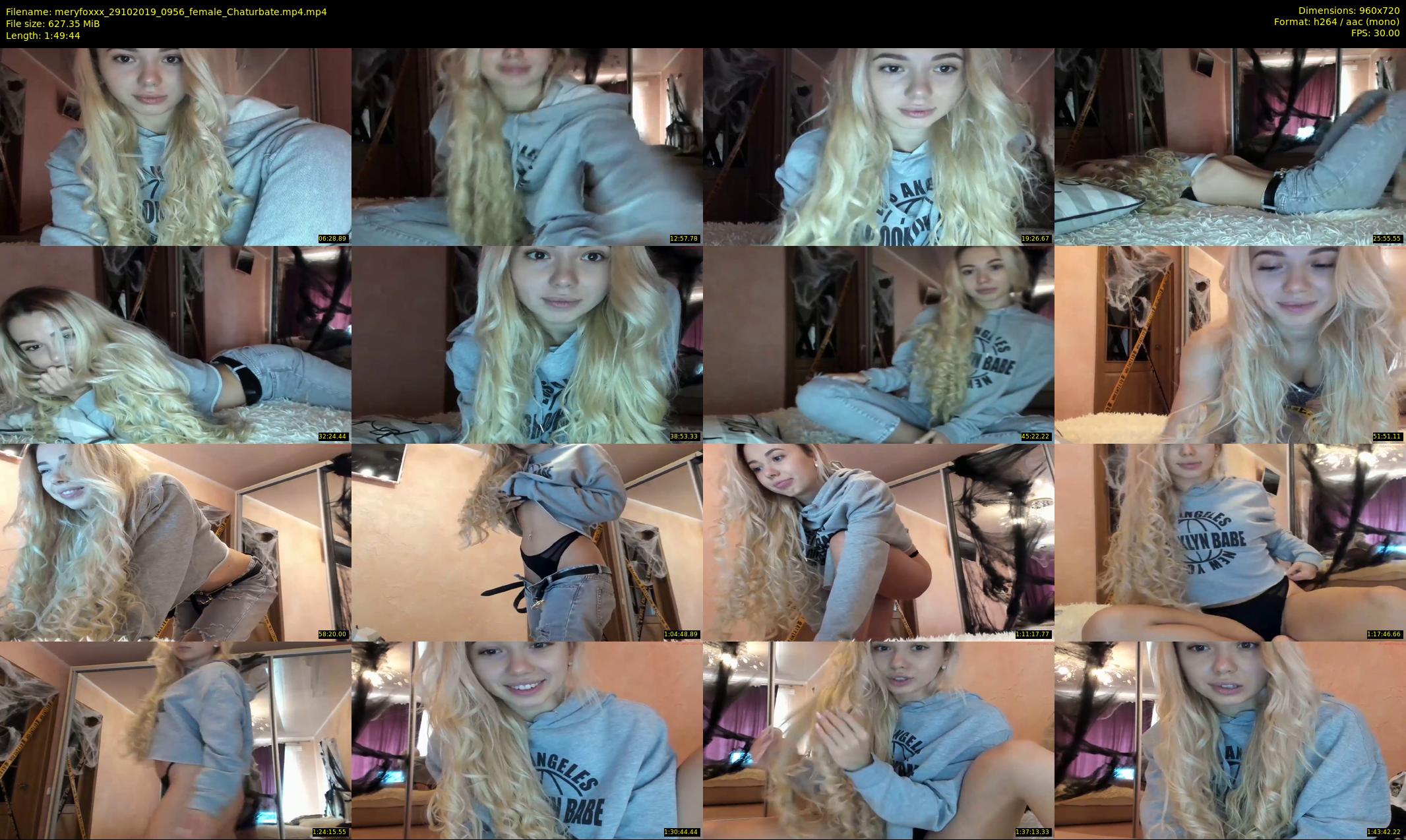 meryfoxxx — 110 minute Chaturbate female cam show recording, 720p, Oct 29, 2019