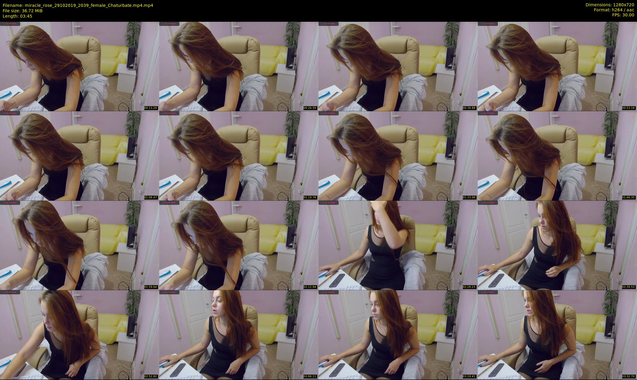 miracle_rose — 4 minute Chaturbate female cam show recording, 720p, Oct 29, 2019
