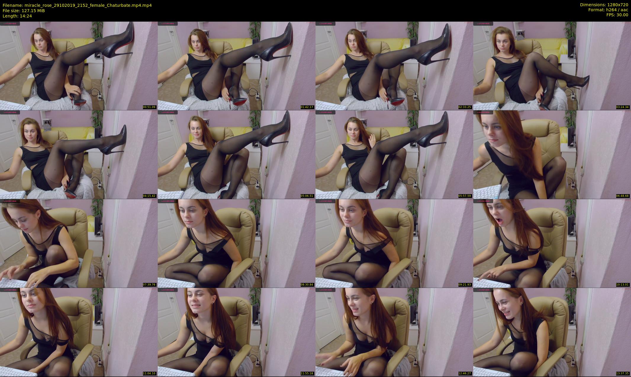 miracle_rose — 15 minute Chaturbate female cam show recording, 720p, Oct 29, 2019