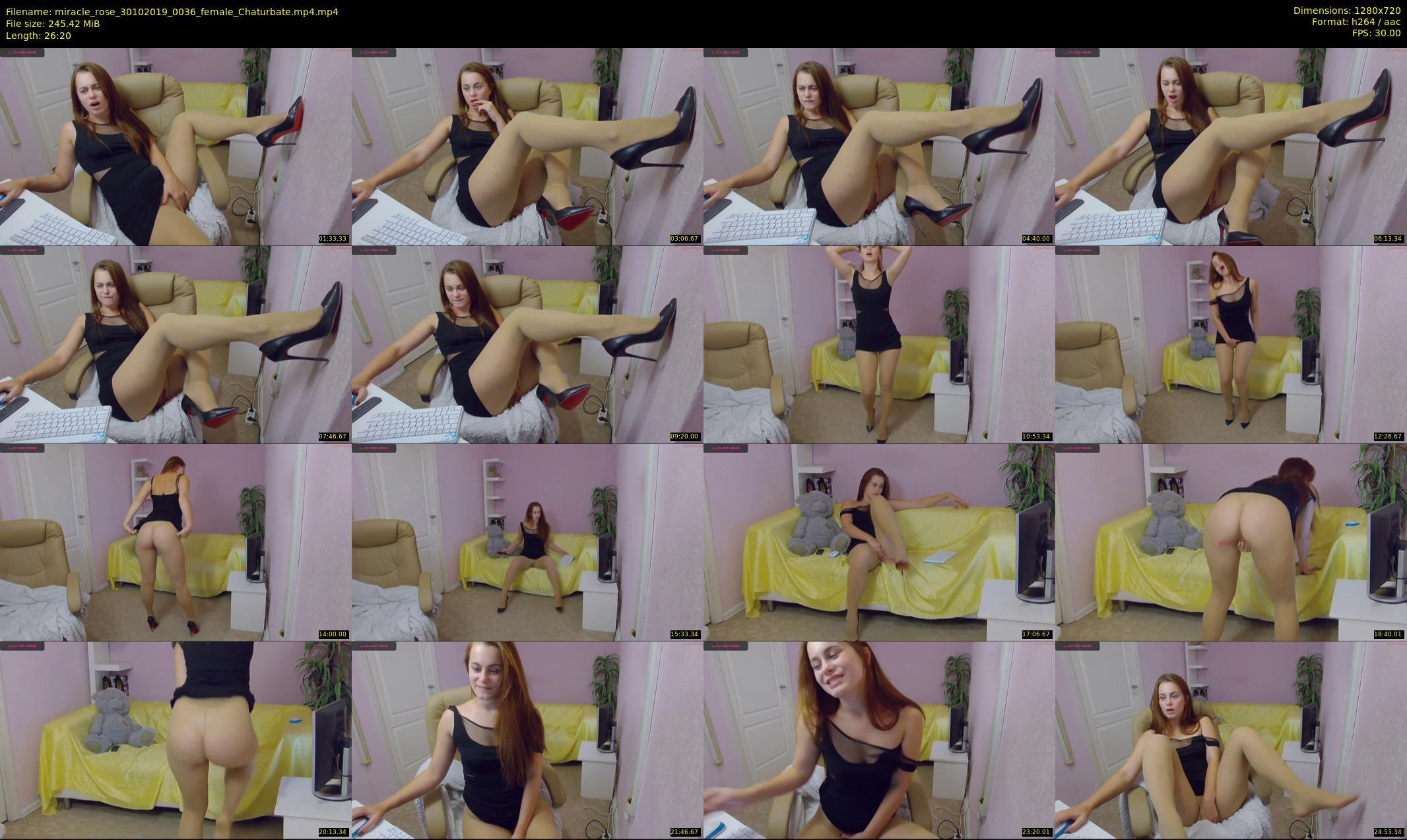 miracle_rose — 27 minute Chaturbate female cam show recording, 720p, Oct 30, 2019
