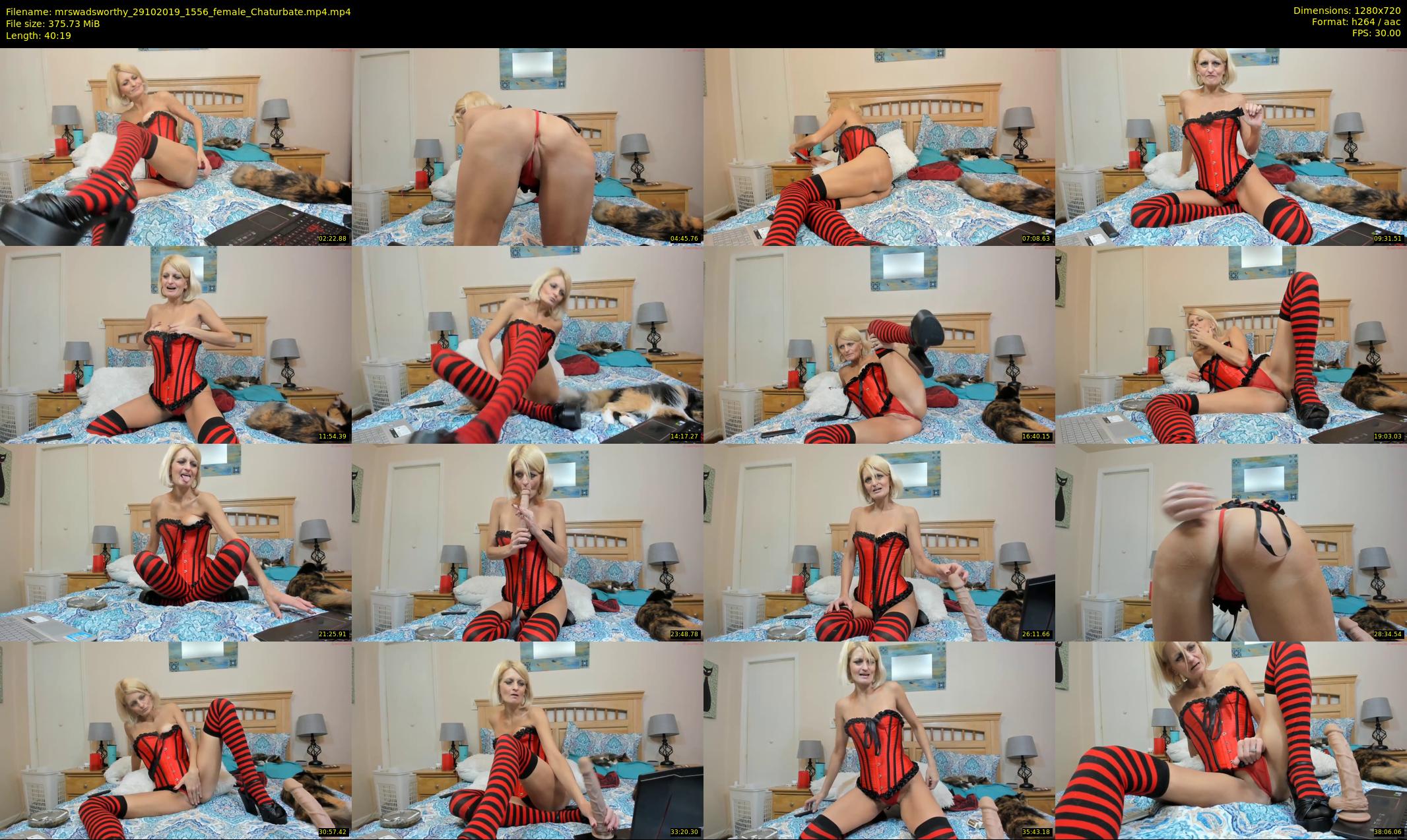 mrswadsworthy — 41 minute Chaturbate female cam show recording, 720p, Oct 29, 2019