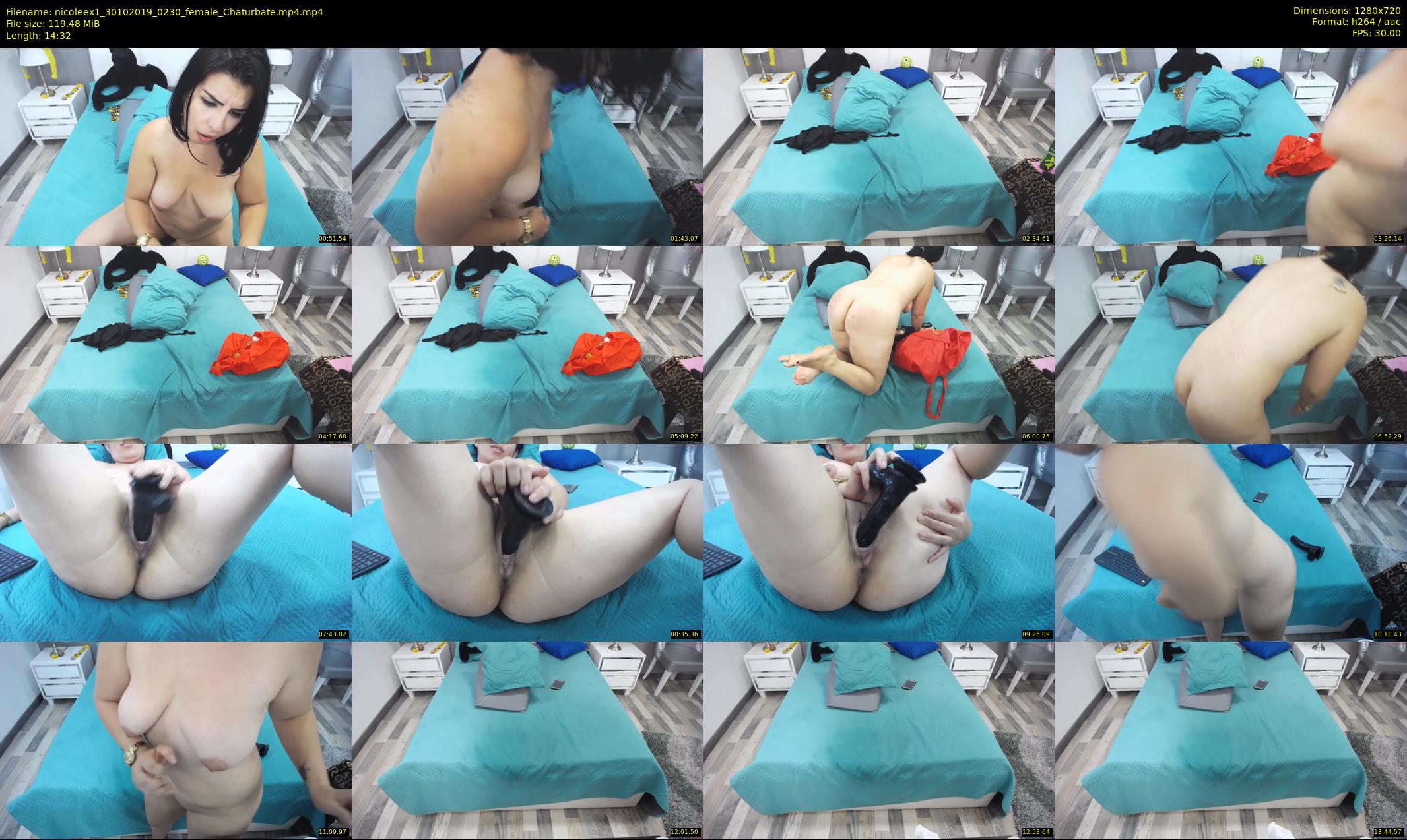 nicoleex1 — 15 minute Chaturbate female cam show recording, 720p, Oct 30, 2019