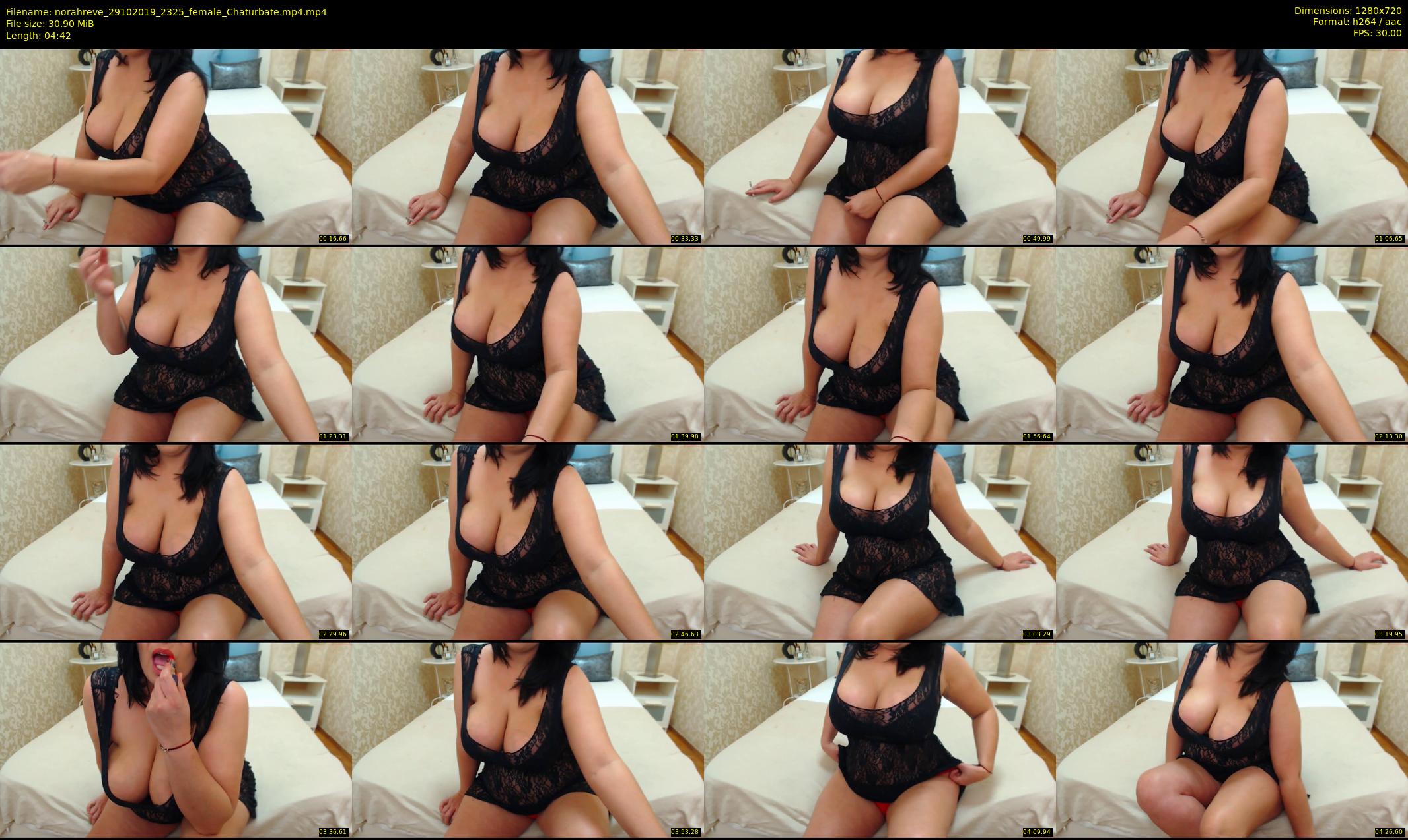 norahreve — 5 minute Chaturbate female cam show recording, 720p, Oct 29, 2019