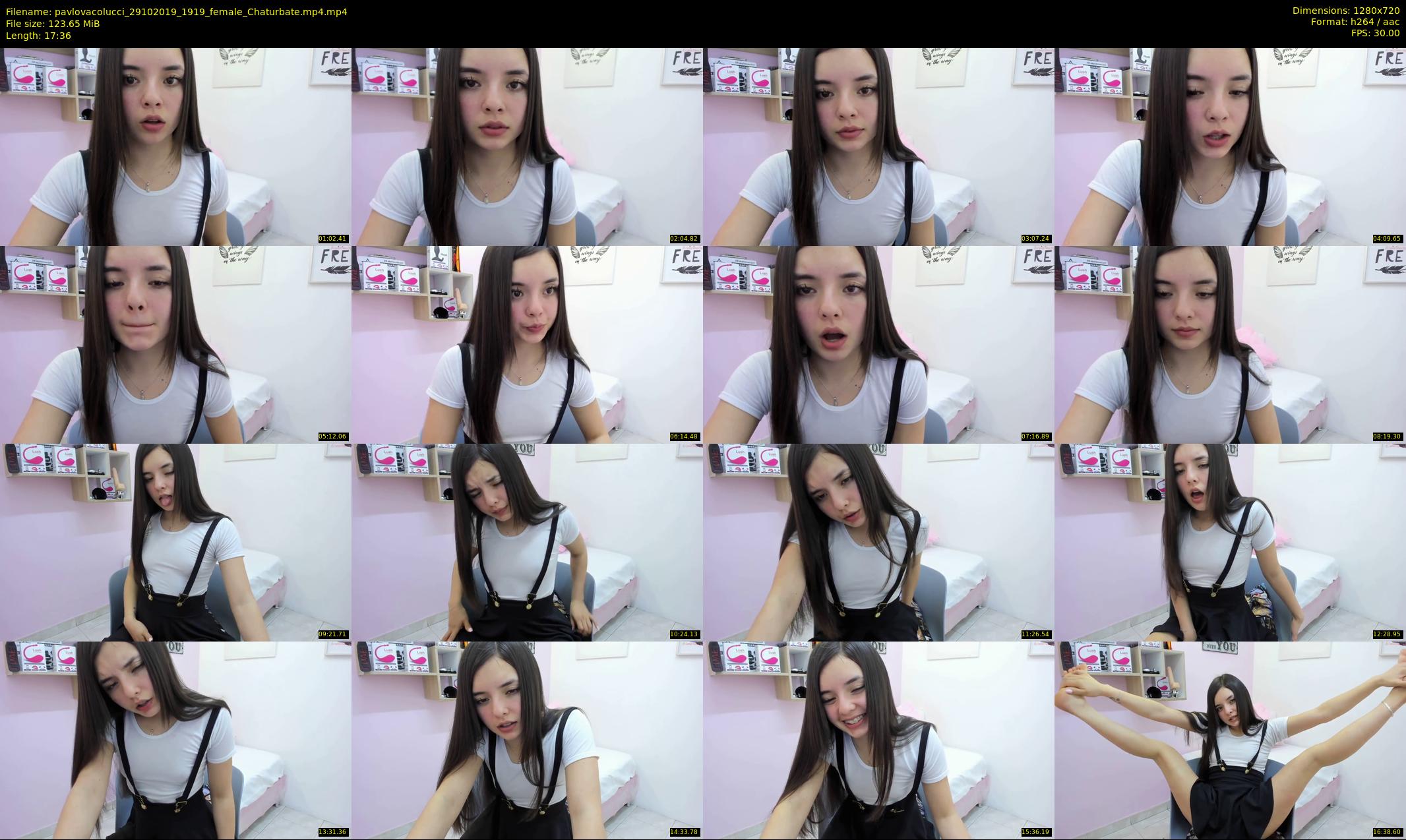 pavlovacolucci — 18 minute Chaturbate female cam show recording, 720p, Oct 29, 2019