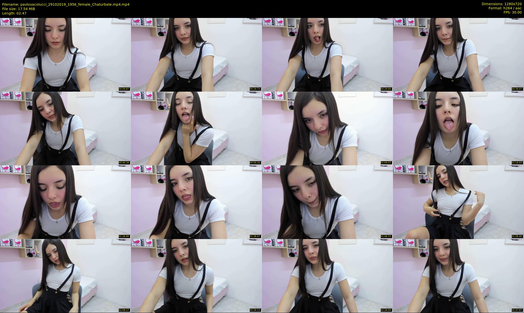 pavlovacolucci — 3 minute Chaturbate female cam show recording, 720p, Oct 29, 2019