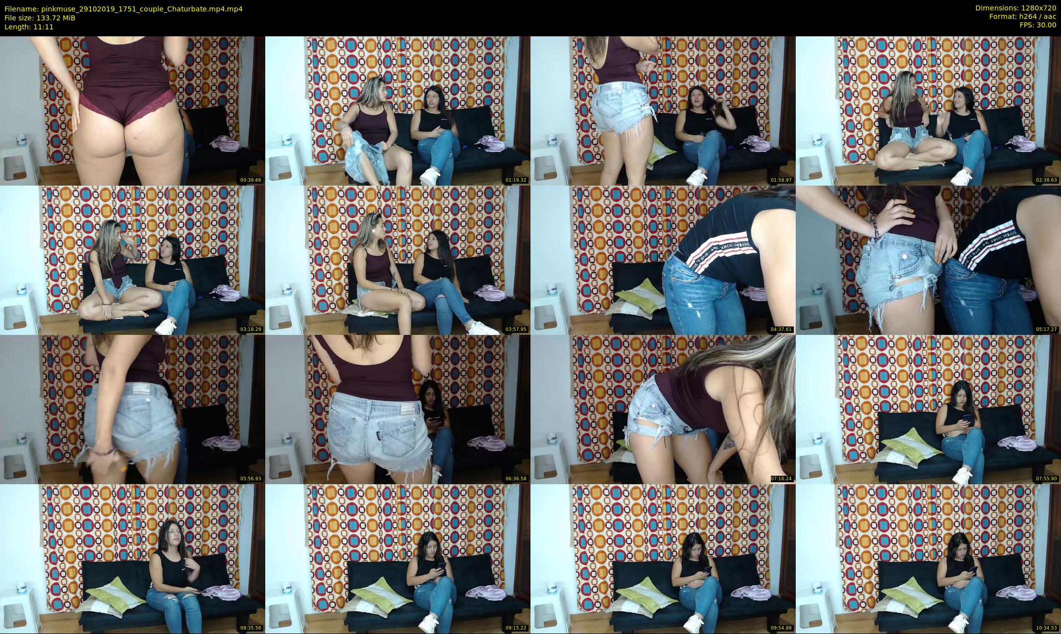 pinkmuse — 12 minute Chaturbate couple cam show recording, 720p, Oct 29, 2019