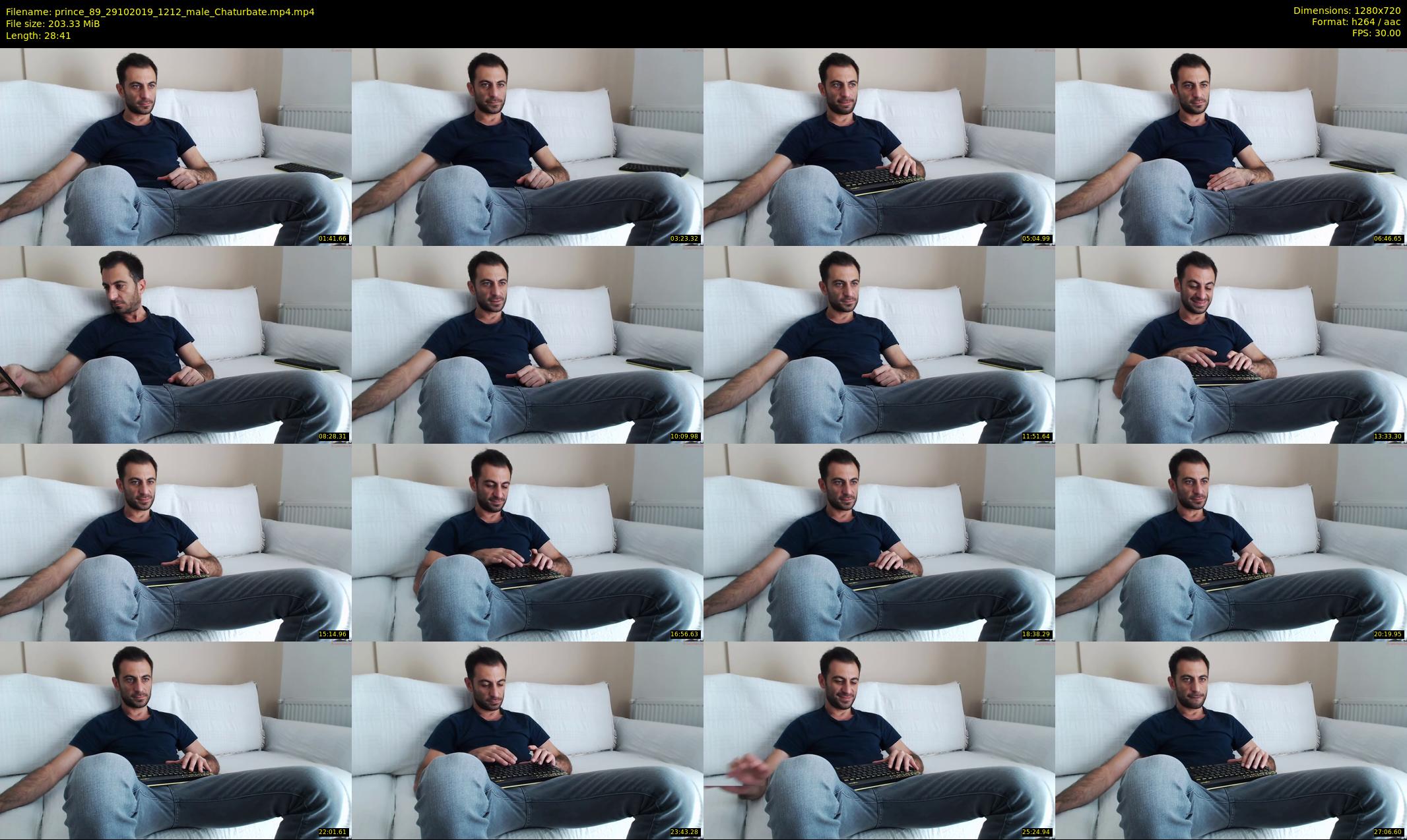 prince_89 — 29 minute Chaturbate male cam show recording, 720p, Oct 29, 2019