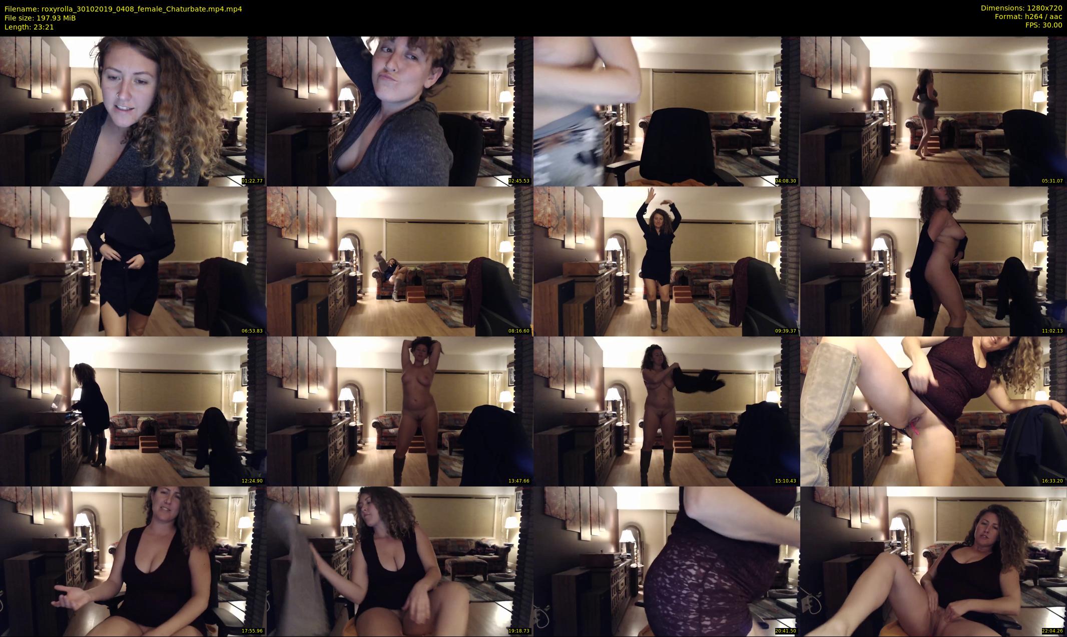 roxyrolla — 24 minute Chaturbate female cam show recording, 720p, Oct 30, 2019