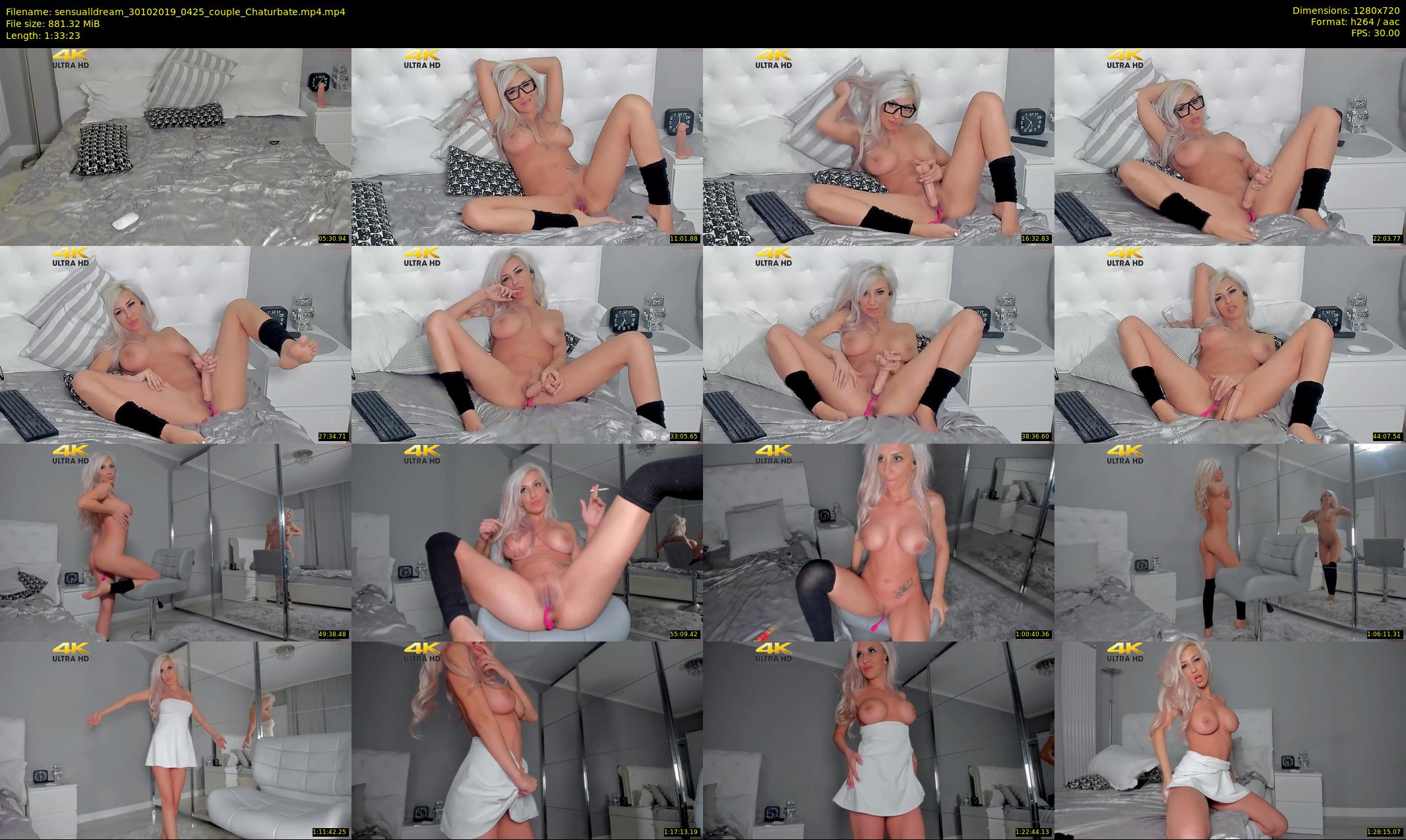 sensualldream — 94 minute Chaturbate female cam show recording, 720p, Oct 30, 2019