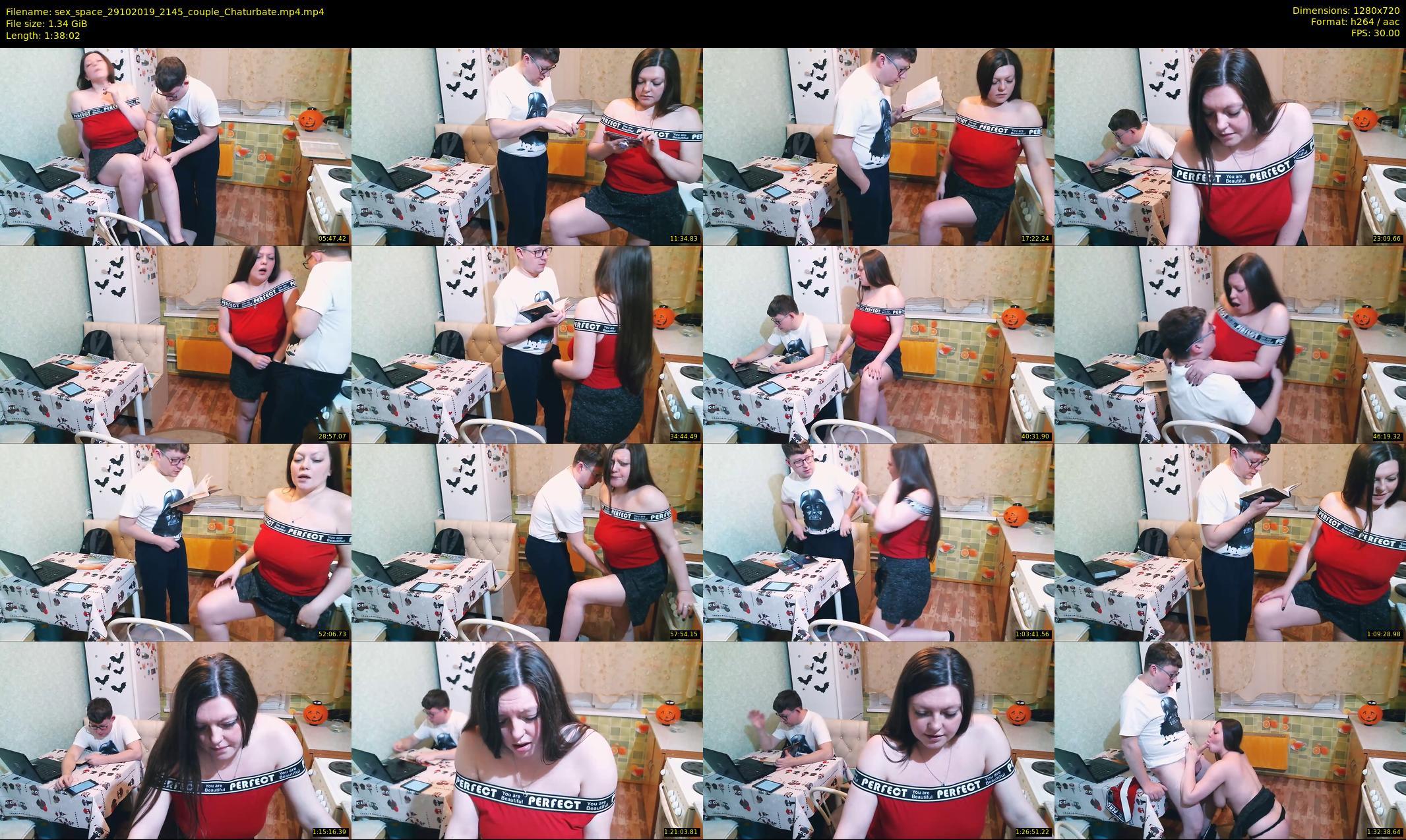 sex_space — 99 minute Chaturbate couple cam show recording, 720p, Oct 29, 2019