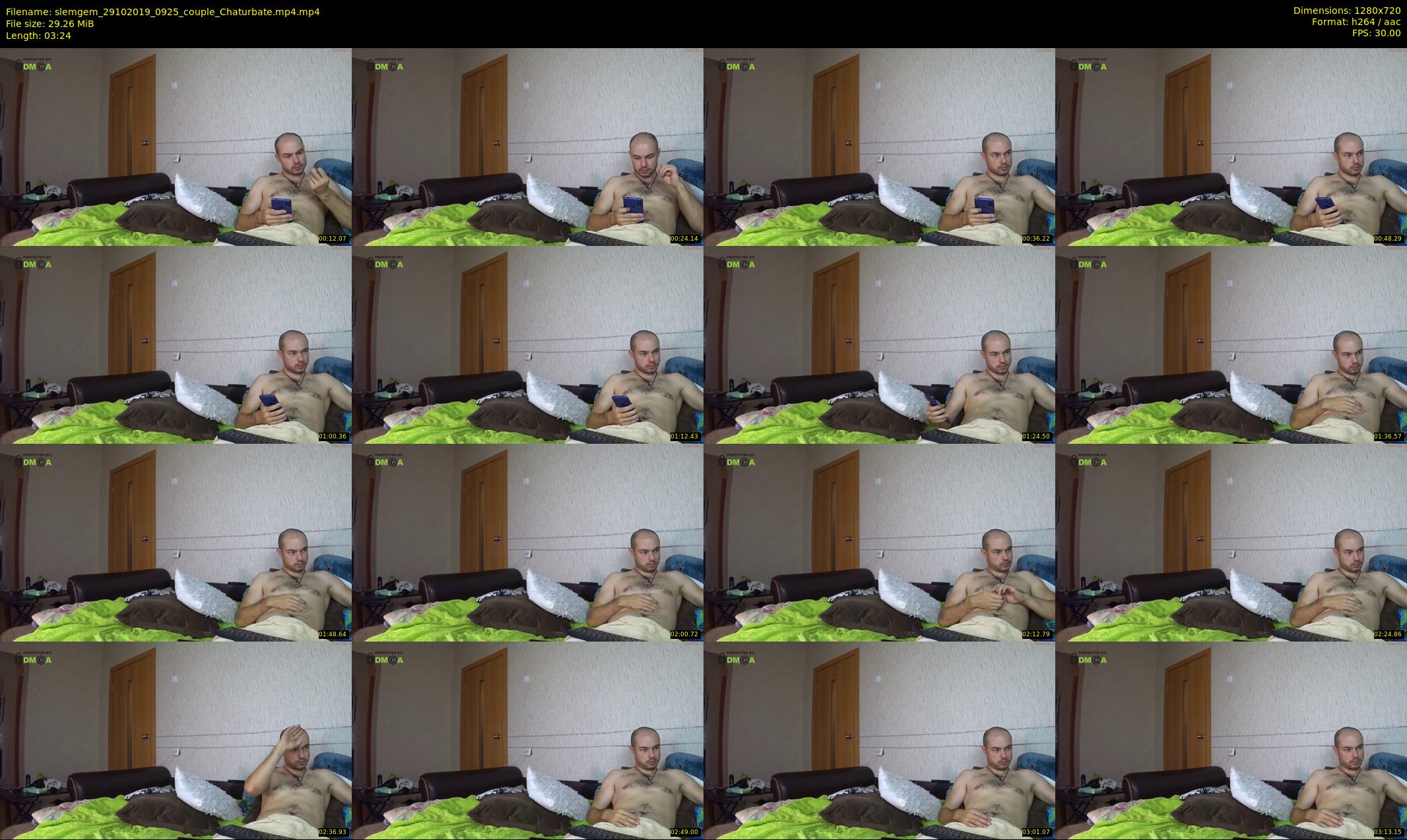 slemgem — 4 minute Chaturbate couple cam show recording, 720p, Oct 29, 2019
