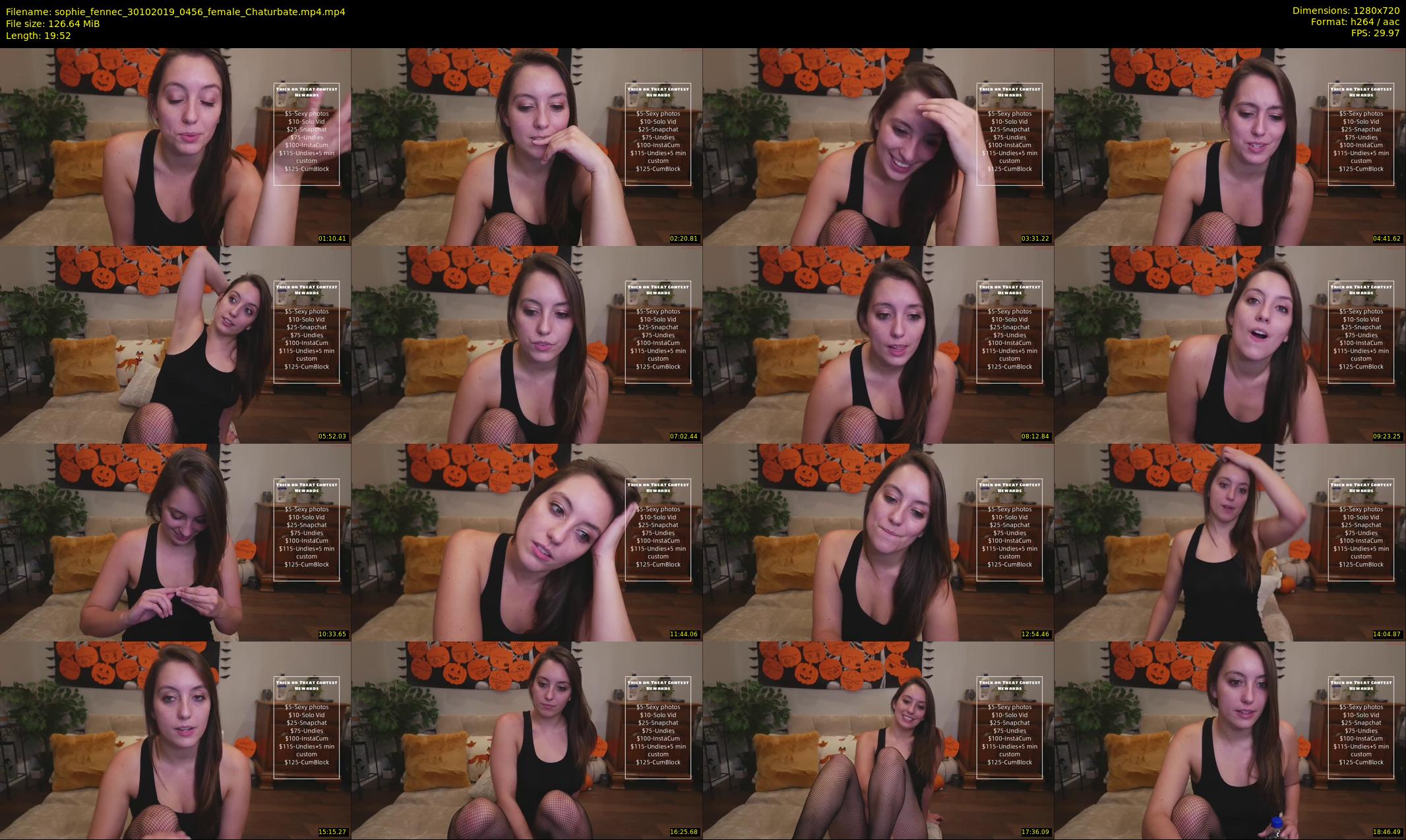 sophie_fennec — 20 minute Chaturbate female cam show recording, 720p, Oct 30, 2019