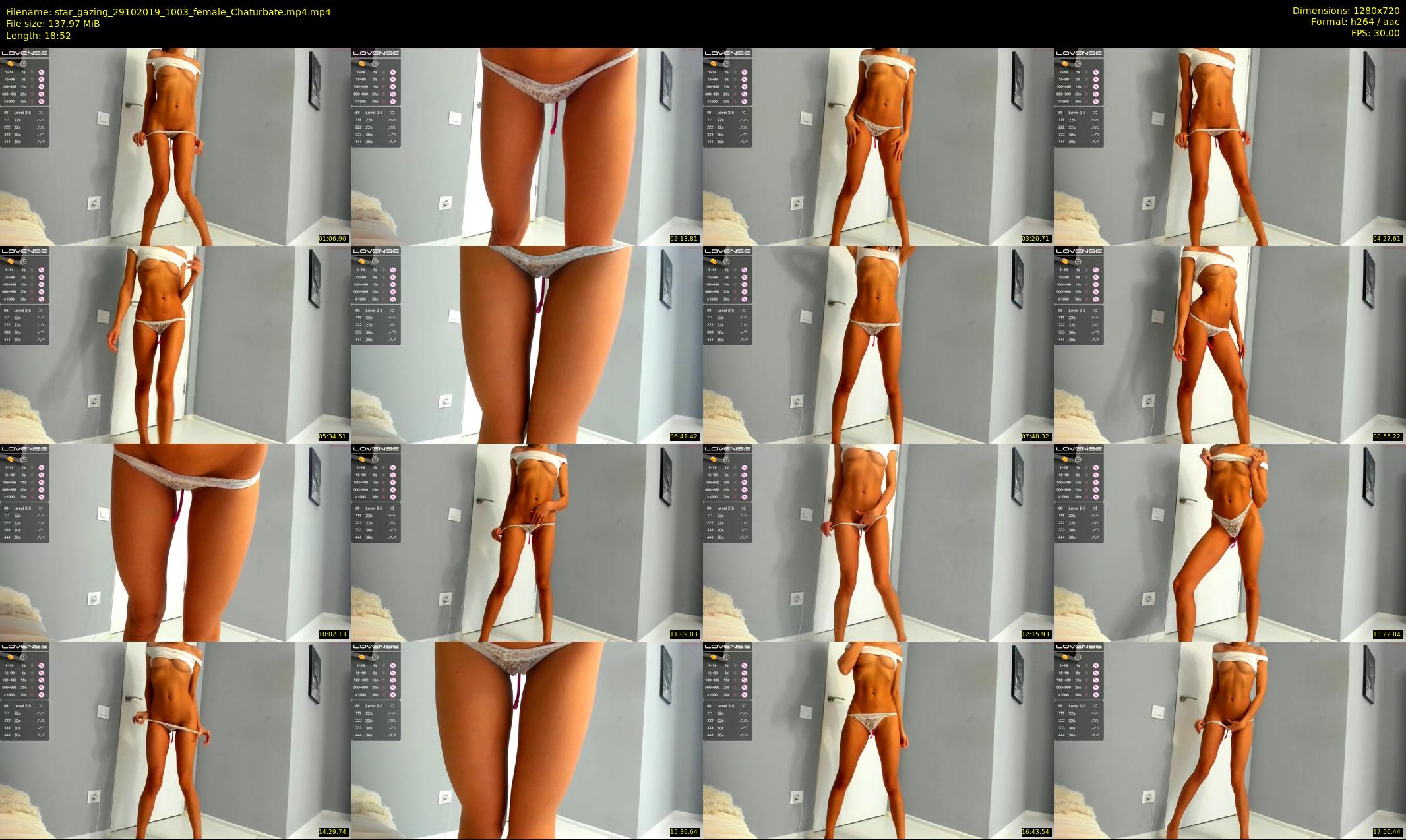 star_gazing — 19 minute Chaturbate female cam show recording, 720p, Oct 29, 2019