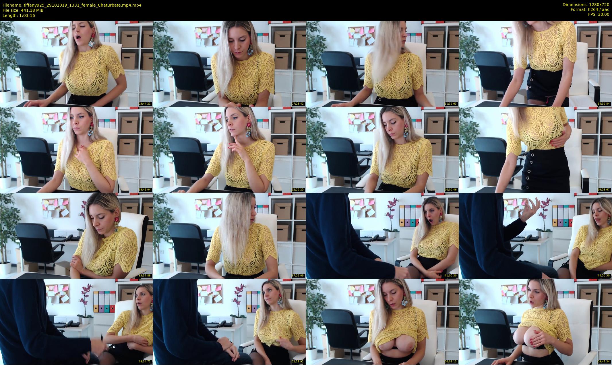 tiffany925 — 64 minute Chaturbate female cam show recording, 720p, Oct 29, 2019
