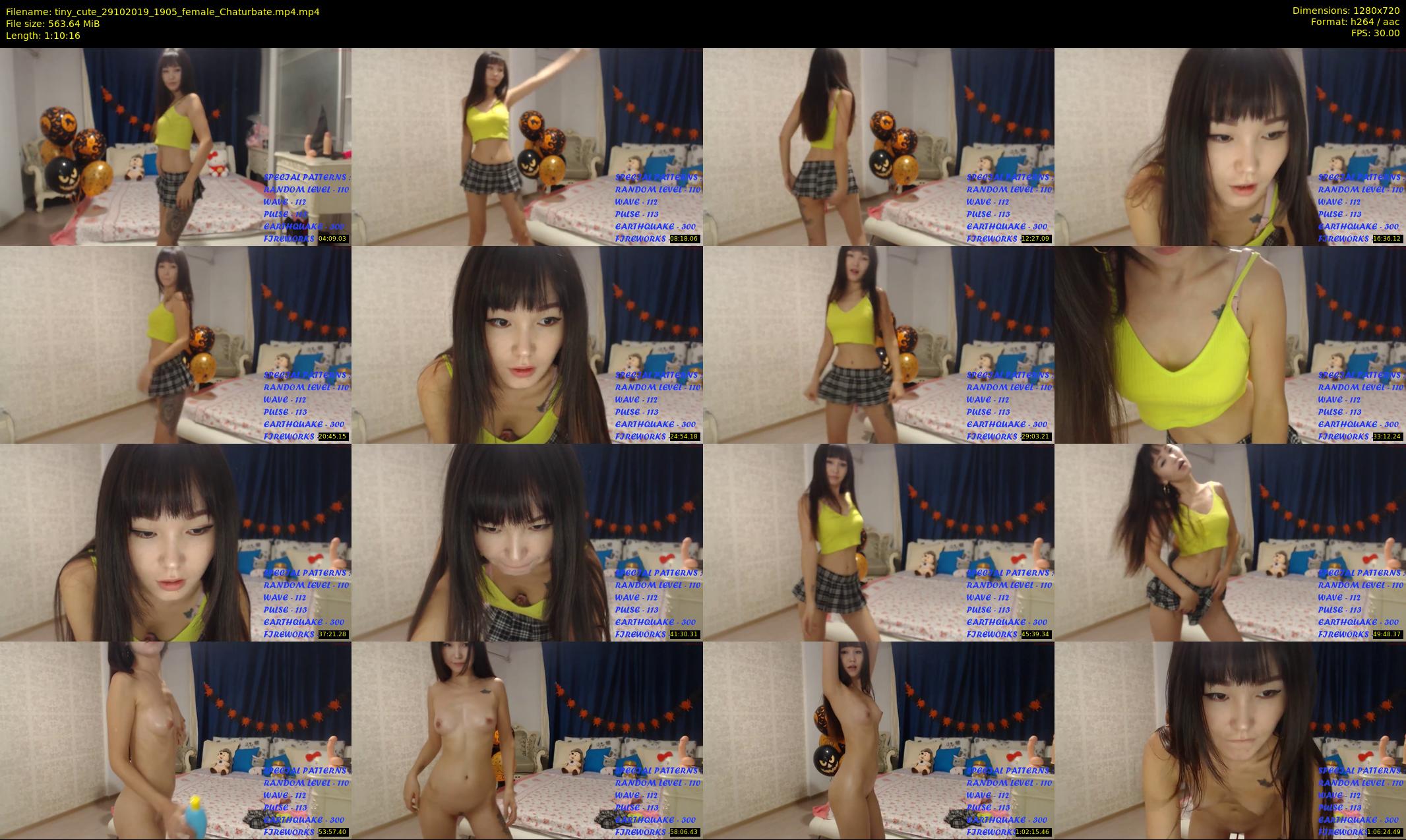 tiny_cute — 71 minute Chaturbate female cam show recording, 720p, Oct 29, 2019