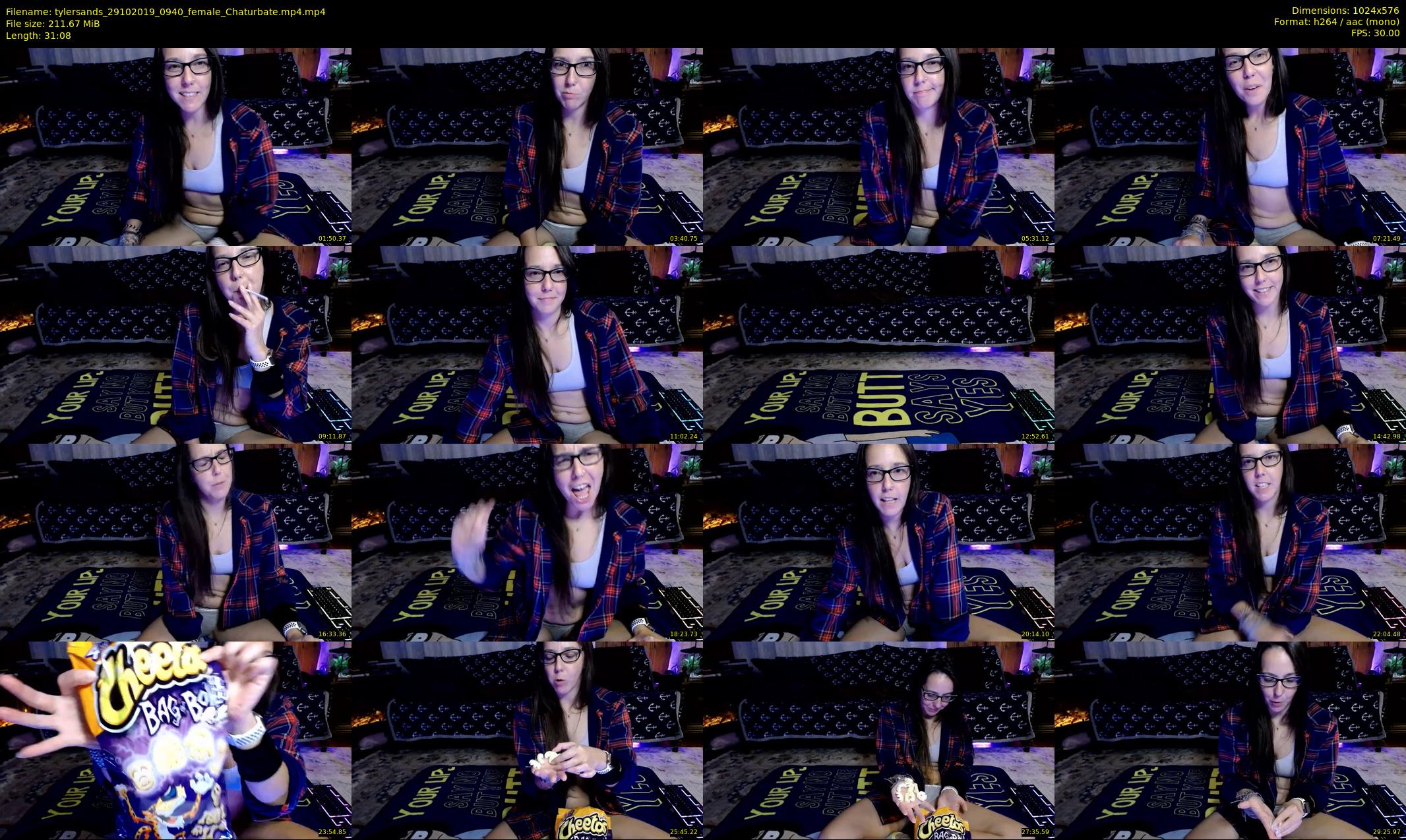 tylersands — 32 minute Chaturbate female cam show recording, 480p, Oct 29, 2019