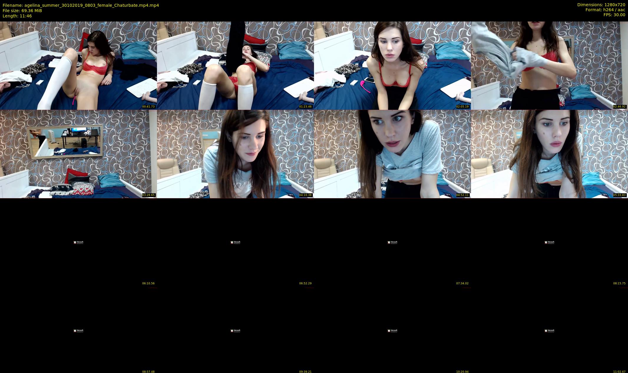 agelina_summer — 12 minute Chaturbate female cam show recording, 720p, Oct 30, 2019