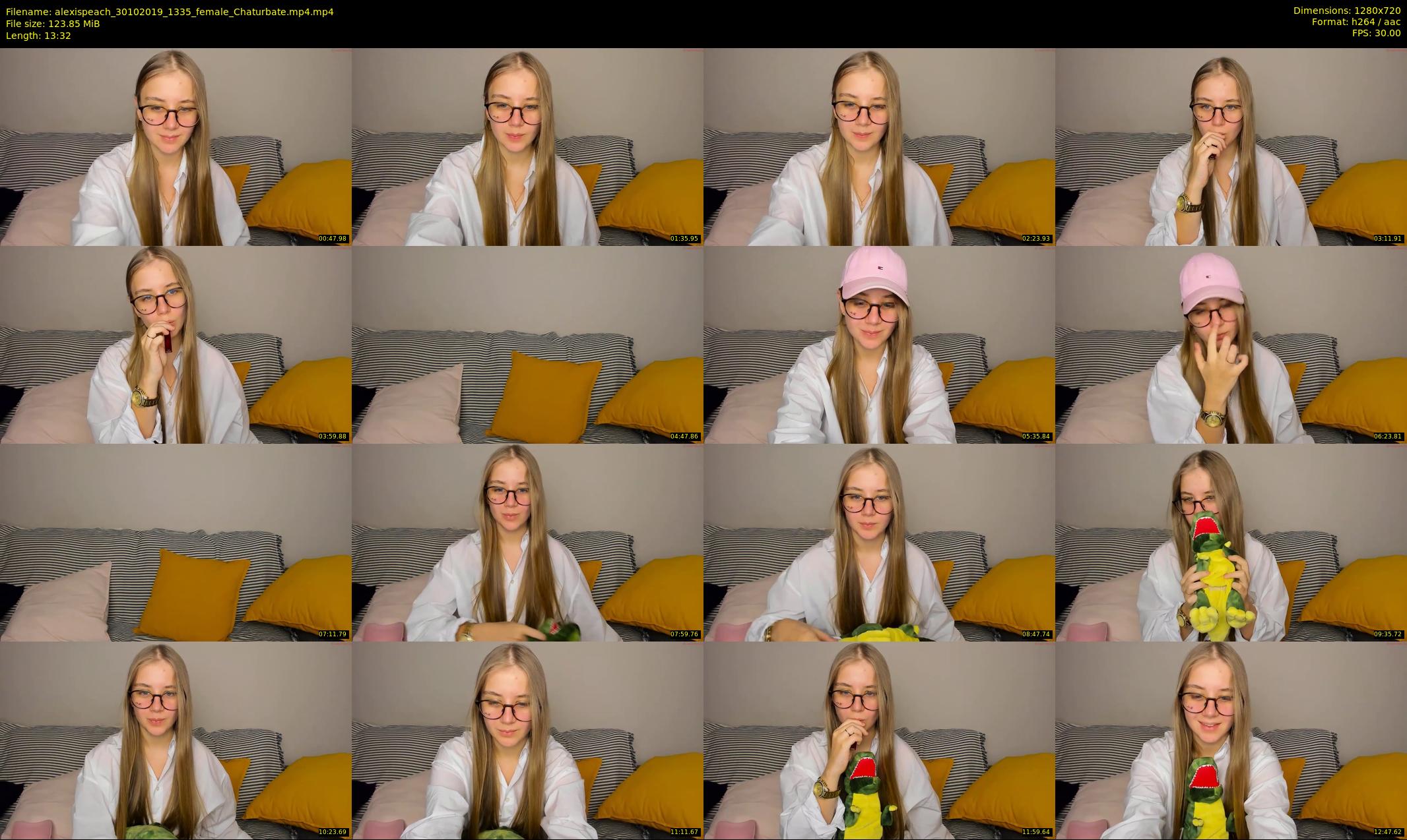 alexispeach — 14 minute Chaturbate female cam show recording, 720p, Oct 30, 2019