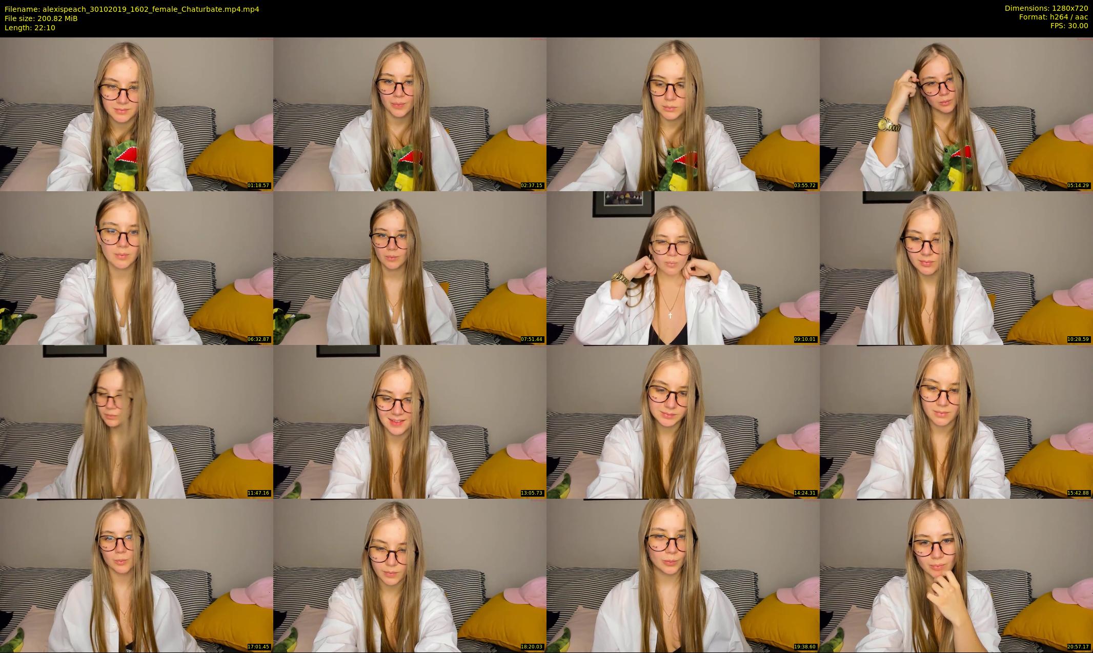 alexispeach — 23 minute Chaturbate female cam show recording, 720p, Oct 30, 2019