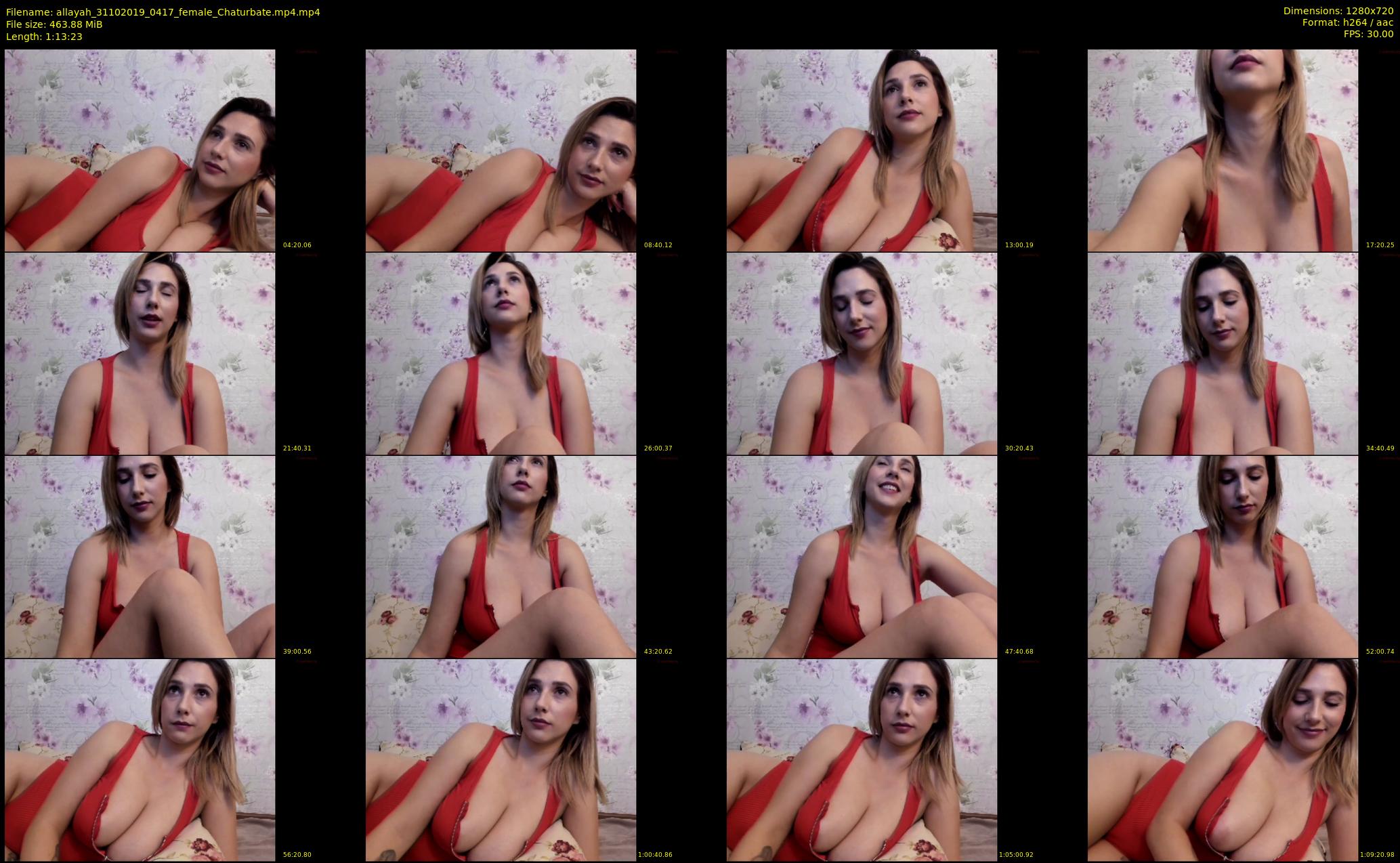 allayah — 74 minute Chaturbate female cam show recording, 720p, Oct 31, 2019