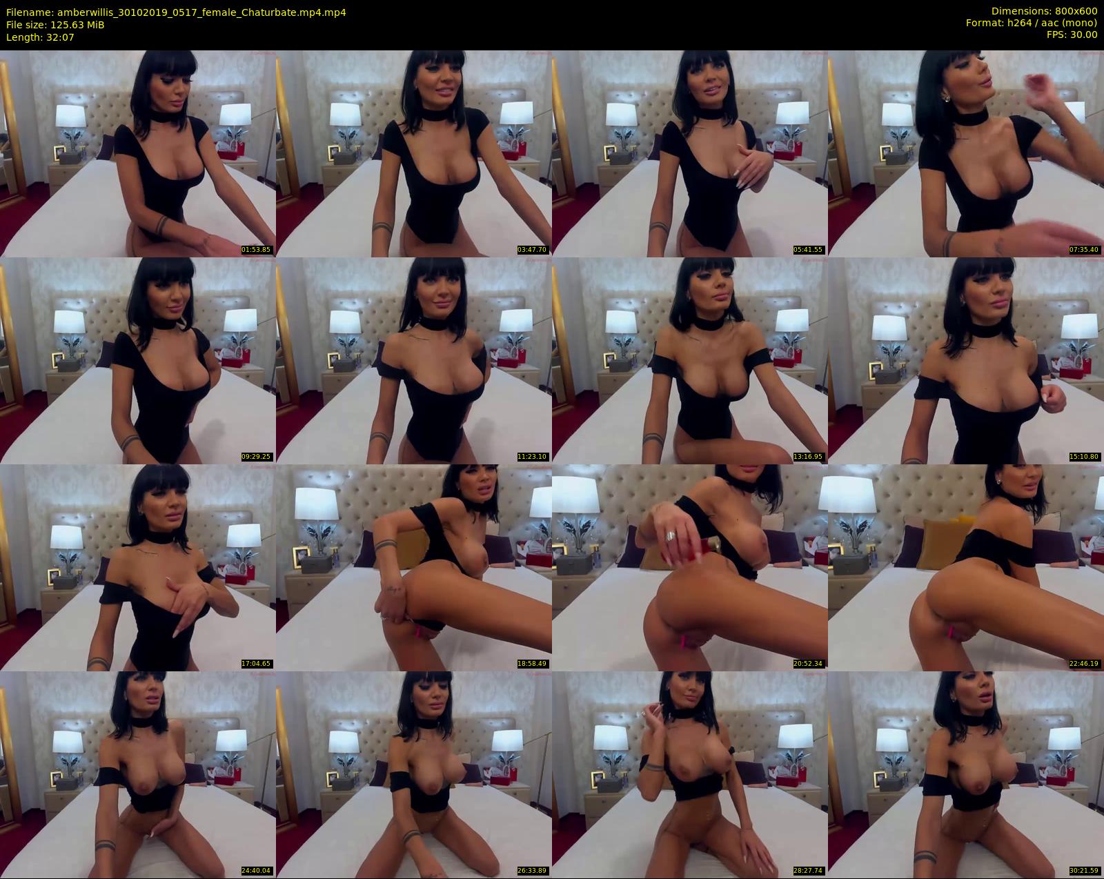 amberwillis — 33 minute Chaturbate female cam show recording, 480p, Oct 30, 2019