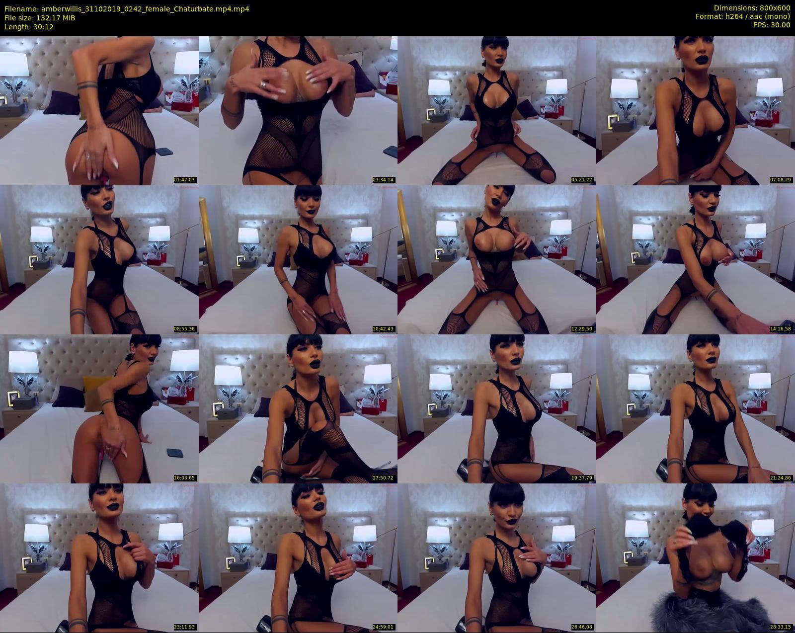 amberwillis — 31 minute Chaturbate female cam show recording, 480p, Oct 31, 2019