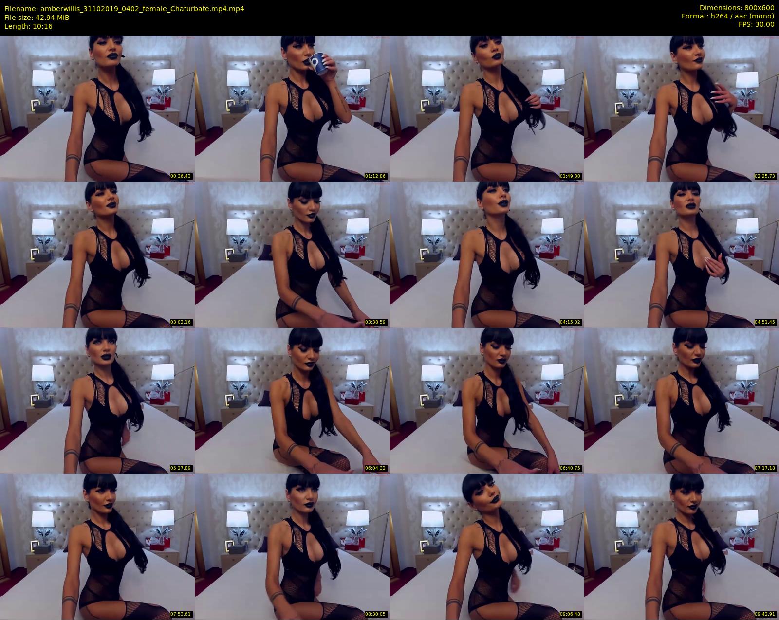 amberwillis — 11 minute Chaturbate female cam show recording, 480p, Oct 31, 2019