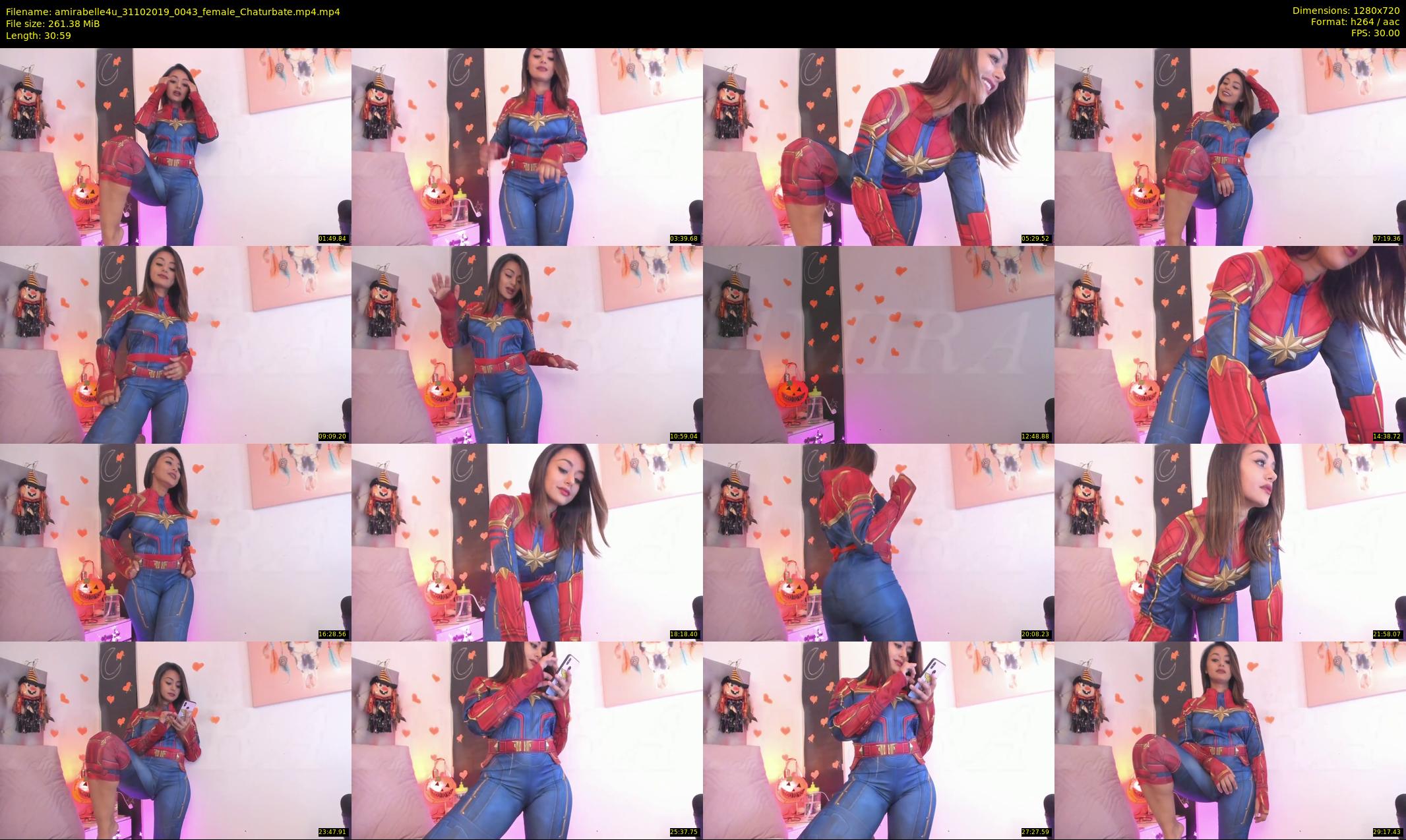 amirabelle4u — 31 minute Chaturbate female cam show recording, 720p, Oct 31, 2019