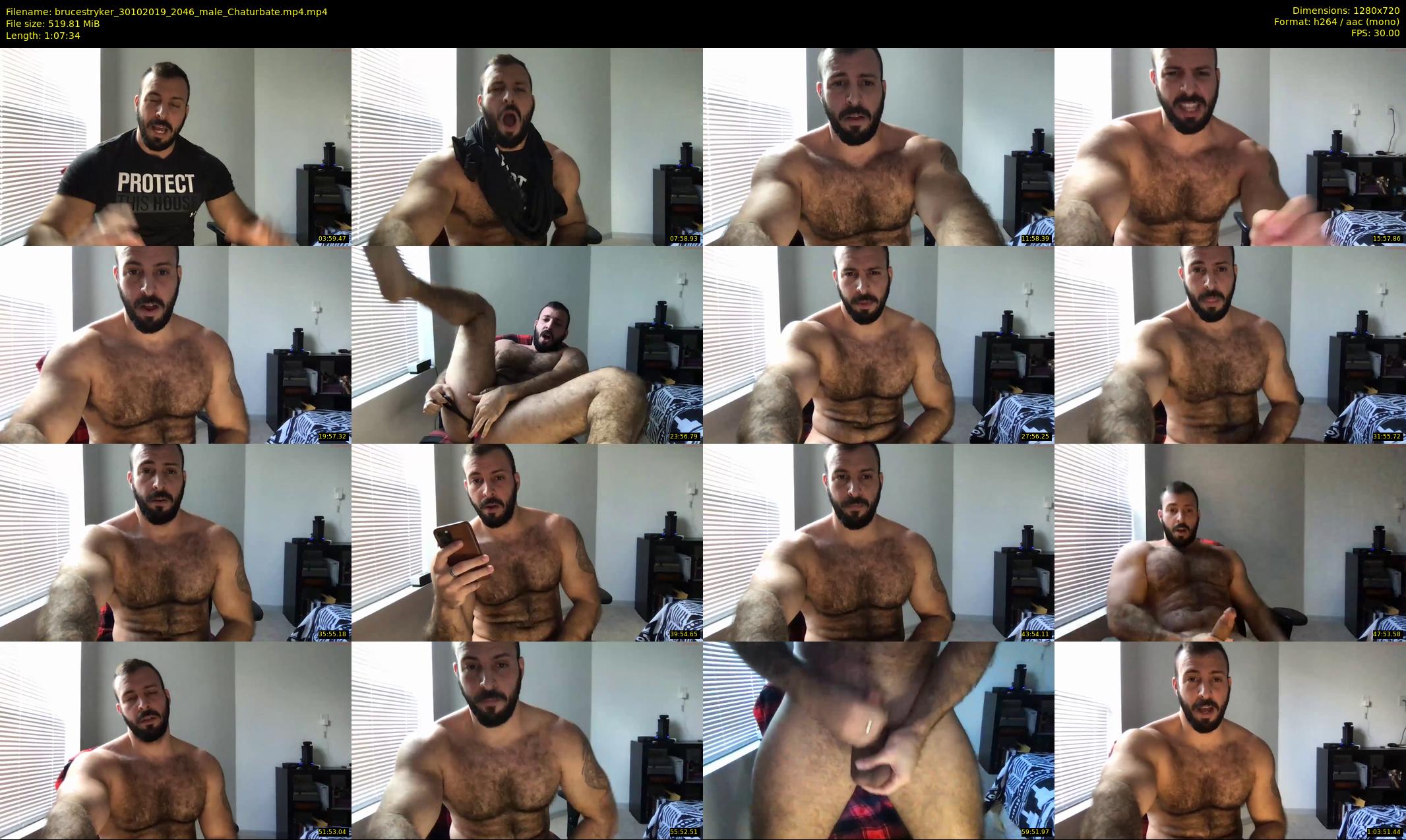 brucestryker — 68 minute Chaturbate male cam show recording, 720p, Oct 30, 2019