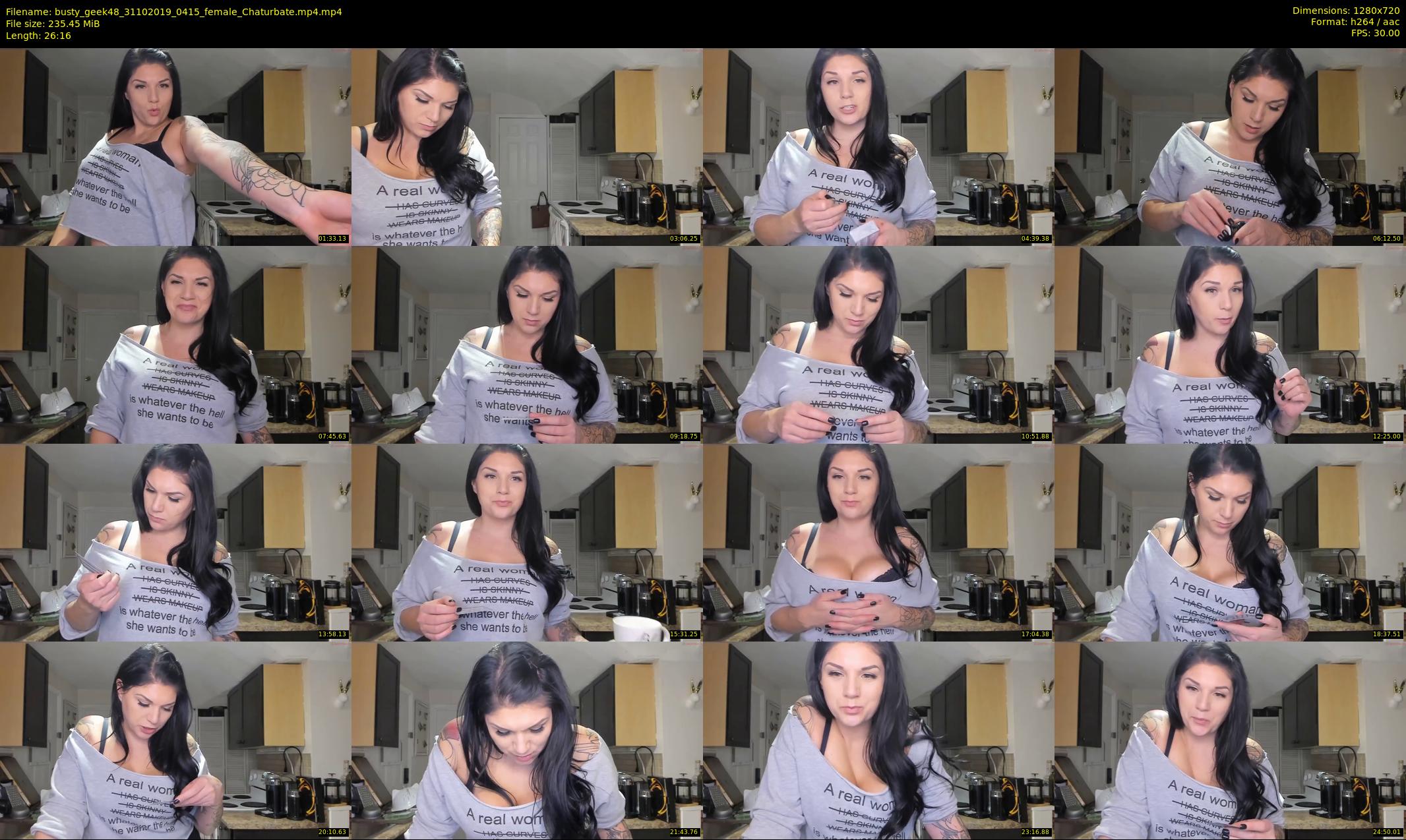 busty_geek48 — 27 minute Chaturbate female cam show recording, 720p, Oct 31, 2019