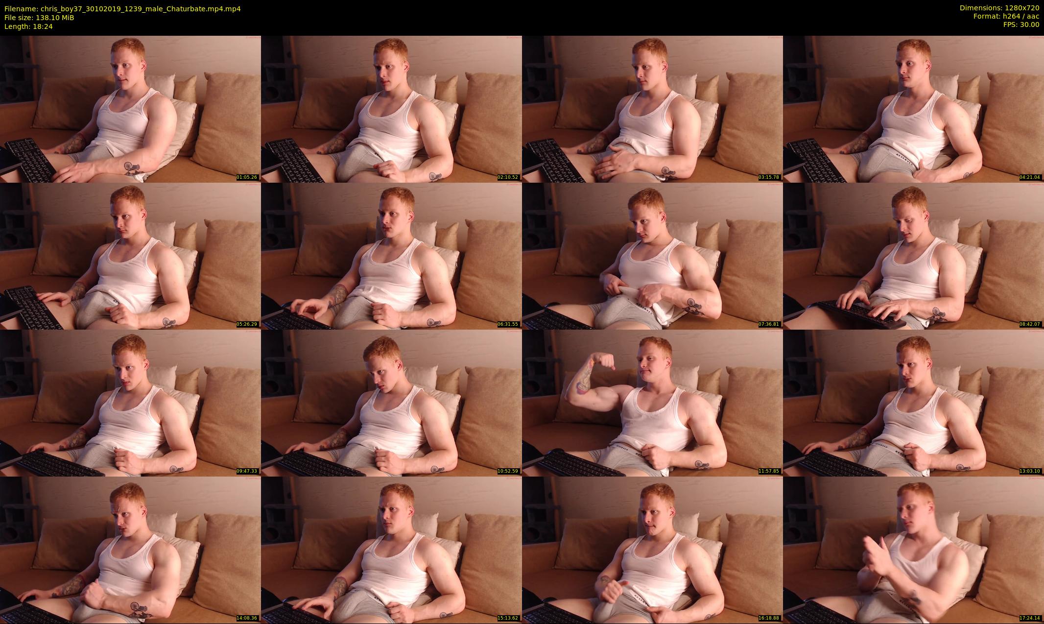 chris_boy37 — 19 minute Chaturbate male cam show recording, 720p, Oct 30, 2019