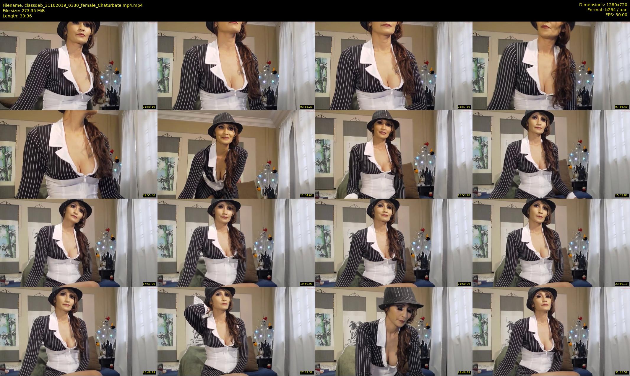 classdeb — 34 minute Chaturbate female cam show recording, 720p, Oct 31, 2019