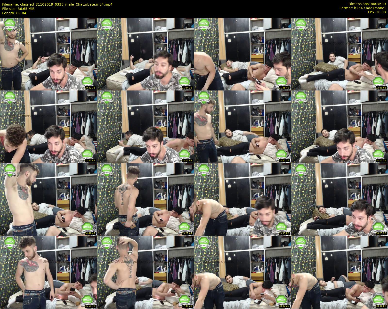 classied — 10 minute Chaturbate male cam show recording, 480p, Oct 31, 2019