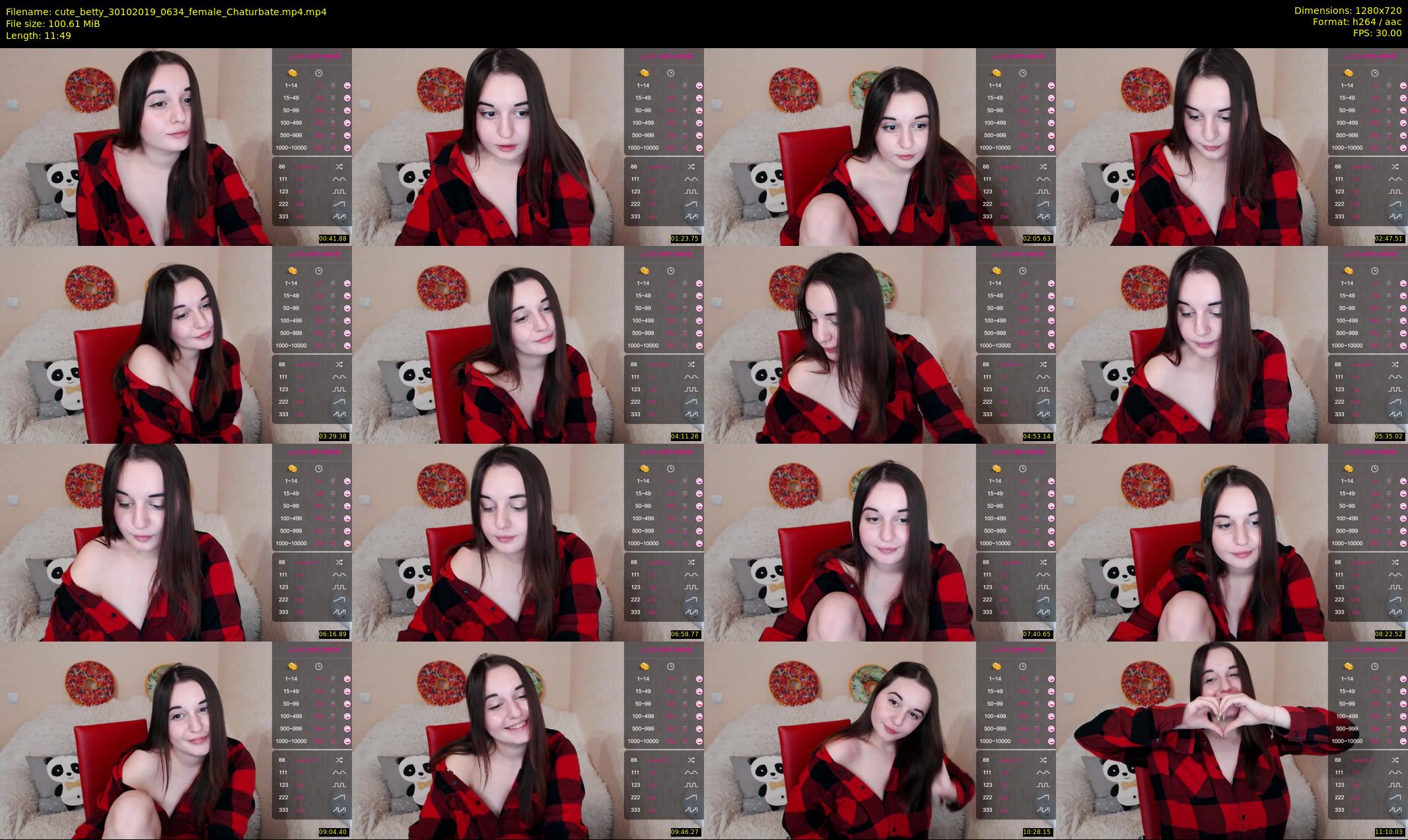 cute_betty — 12 minute Chaturbate female cam show recording, 720p, Oct 30, 2019