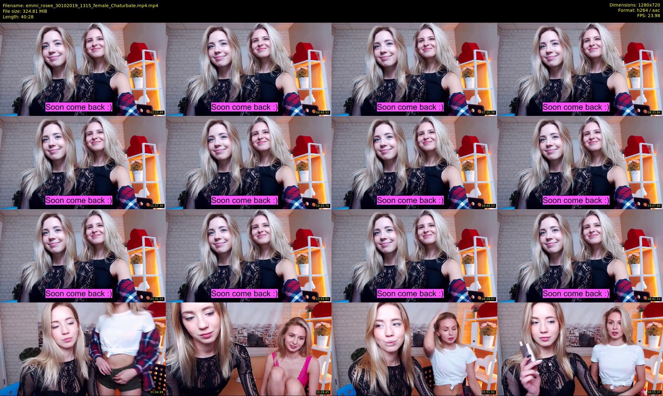 emmi_rosee — 41 minute Chaturbate female cam show recording, 720p, Oct 30, 2019