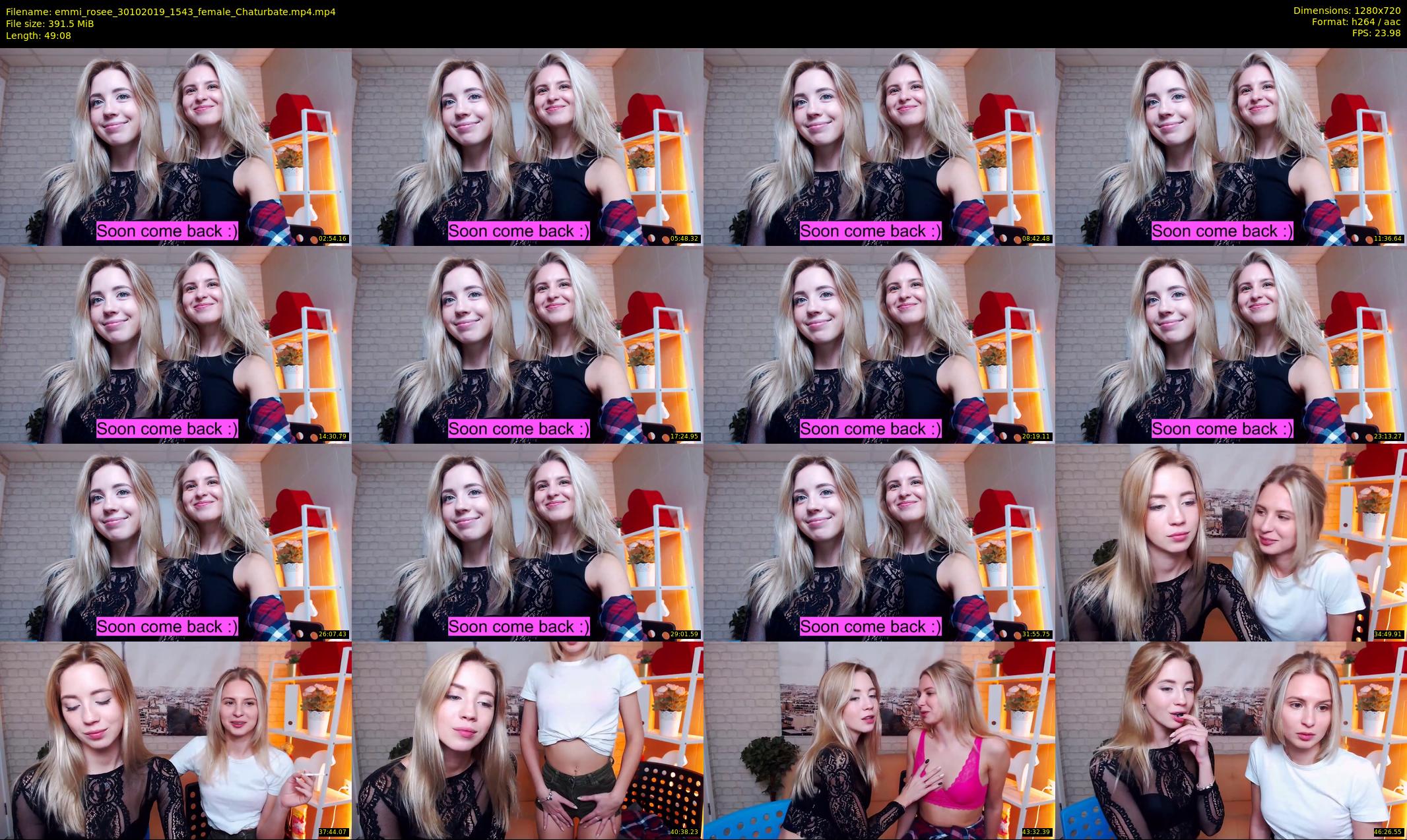 emmi_rosee — 50 minute Chaturbate female cam show recording, 720p, Oct 30, 2019
