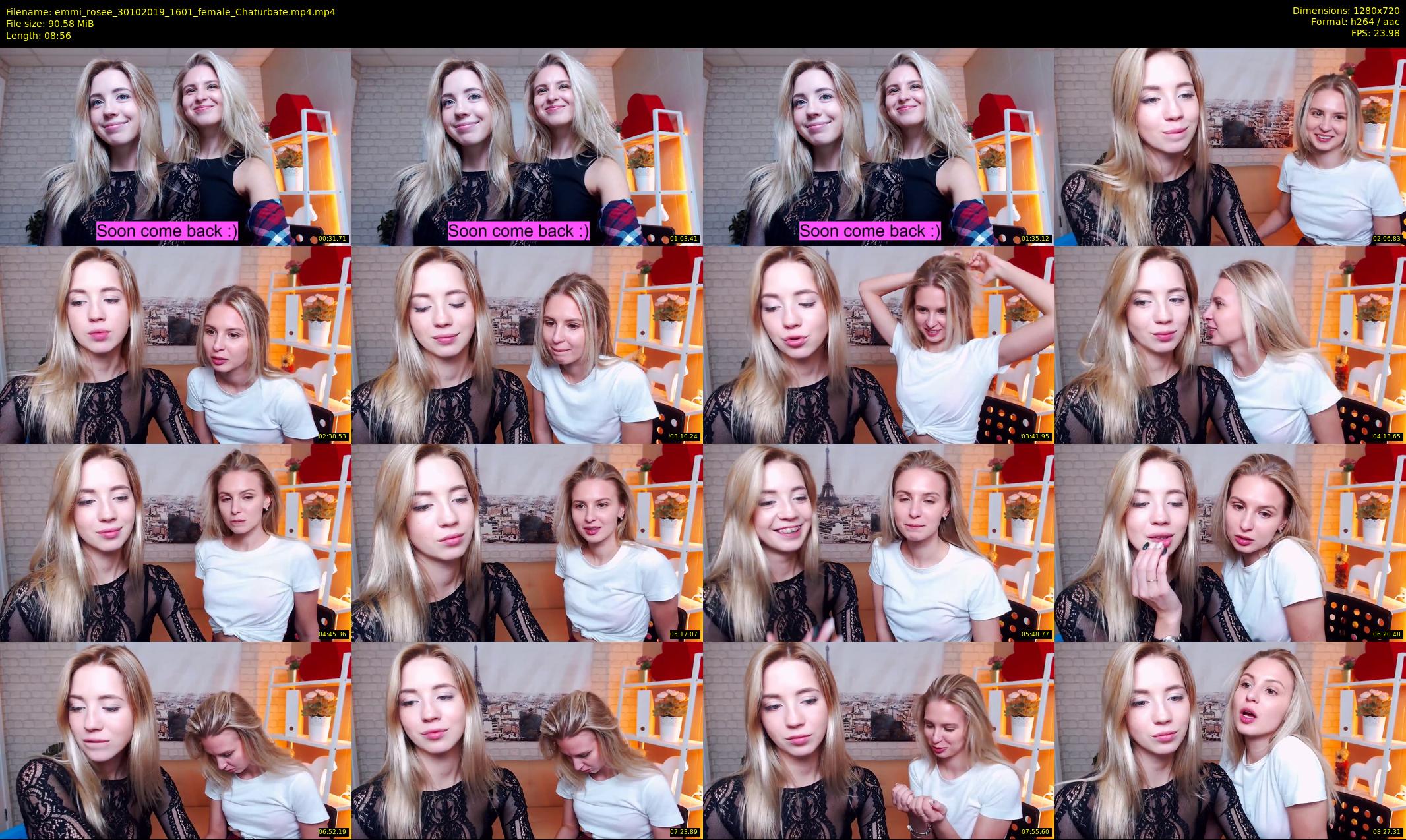 emmi_rosee — 9 minute Chaturbate female cam show recording, 720p, Oct 30, 2019