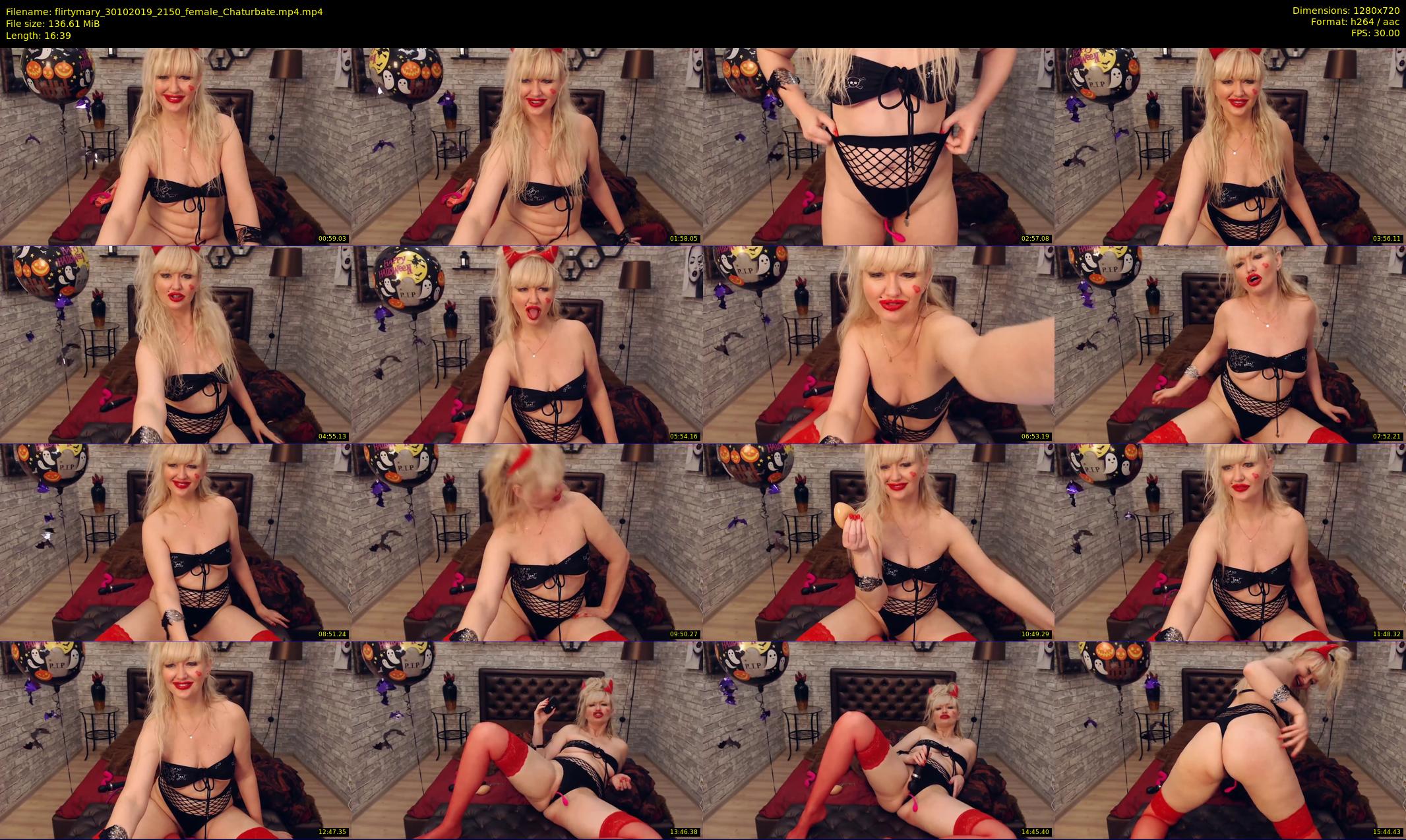 flirtymary — 17 minute Chaturbate female cam show recording, 720p, Oct 30, 2019