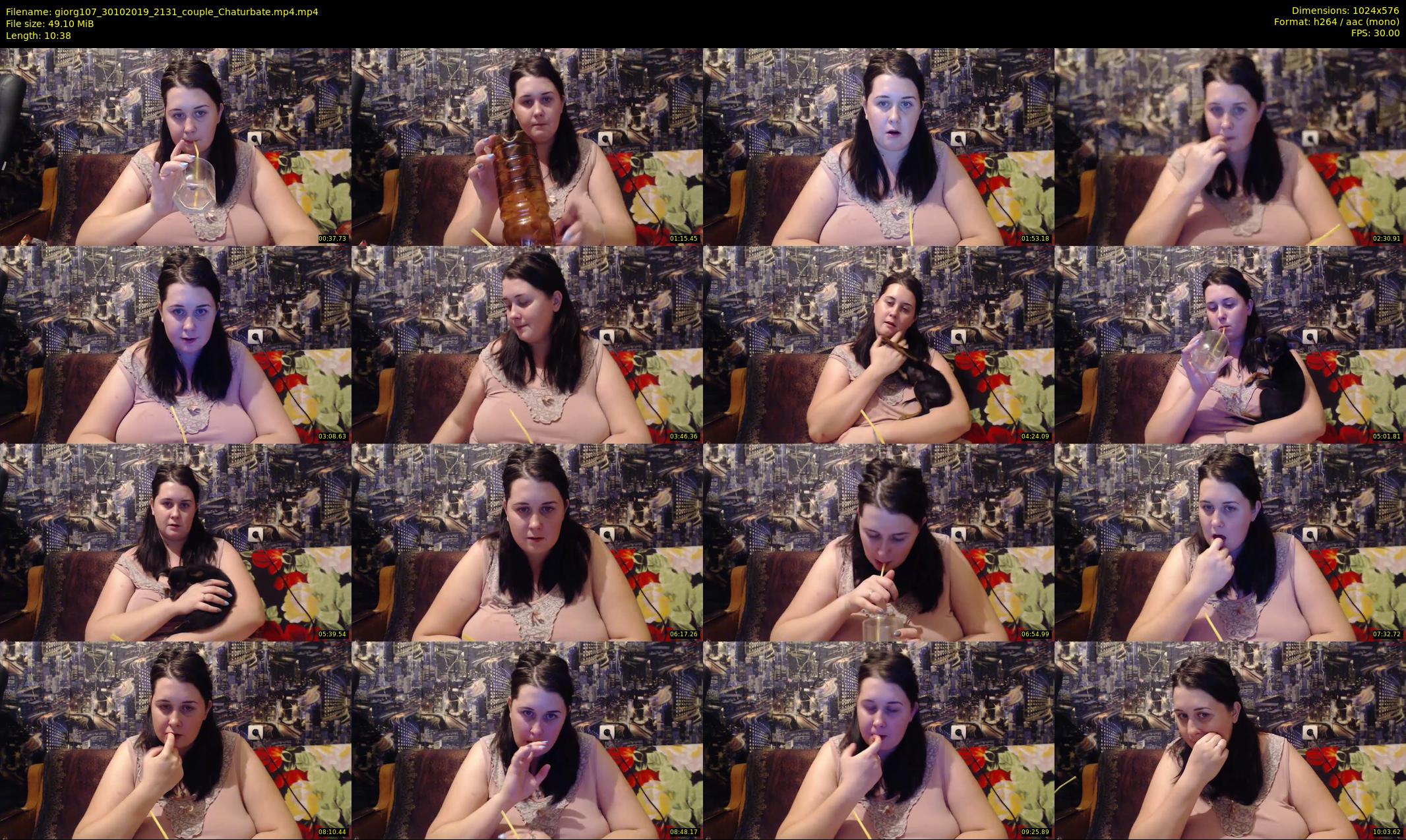 giorg107 — 11 minute Chaturbate couple cam show recording, 480p, Oct 30, 2019