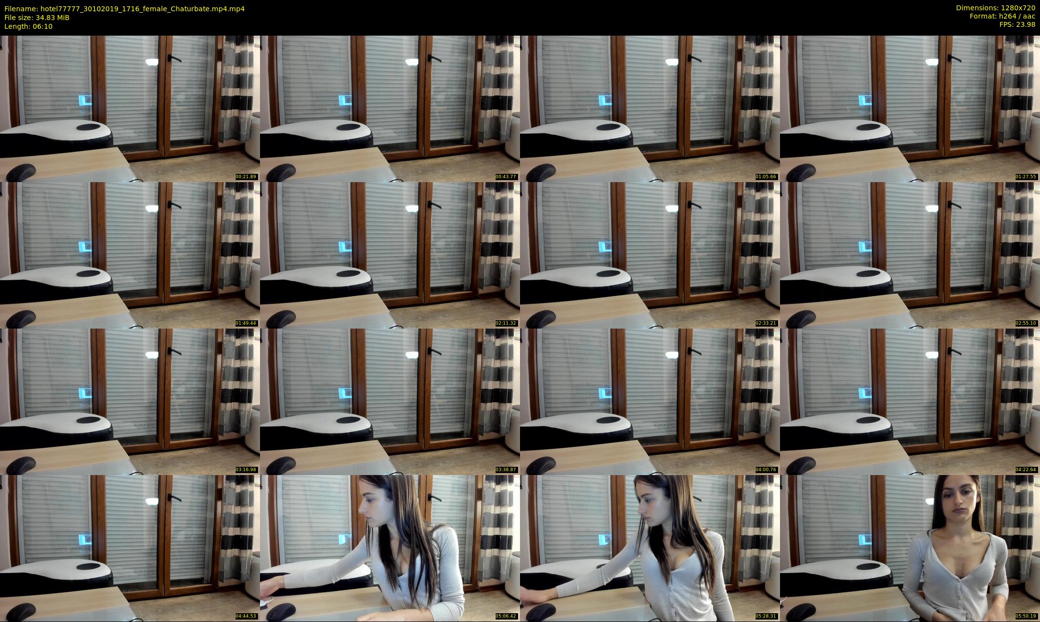 hotel77777 — 7 minute Chaturbate female cam show recording, 720p, Oct 30, 2019