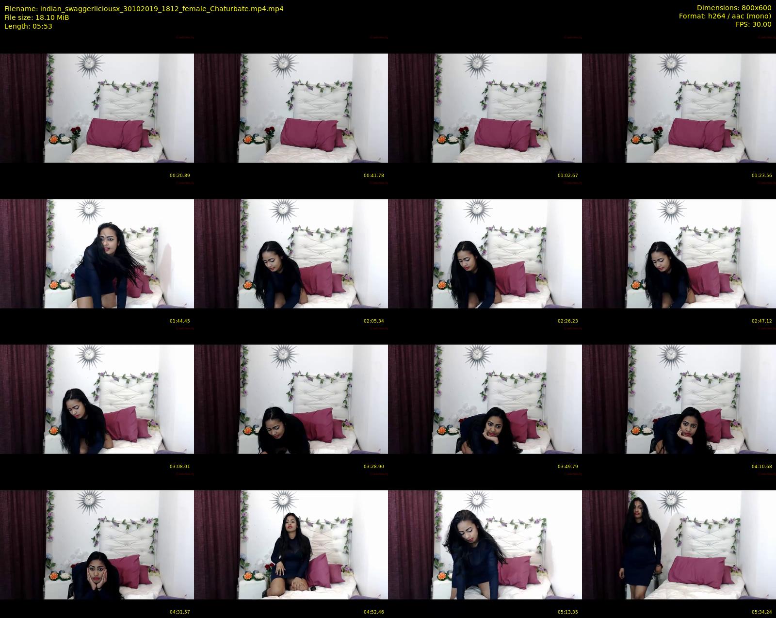 indian_swaggerliciousx — 6 minute Chaturbate female cam show recording, 480p, Oct 30, 2019