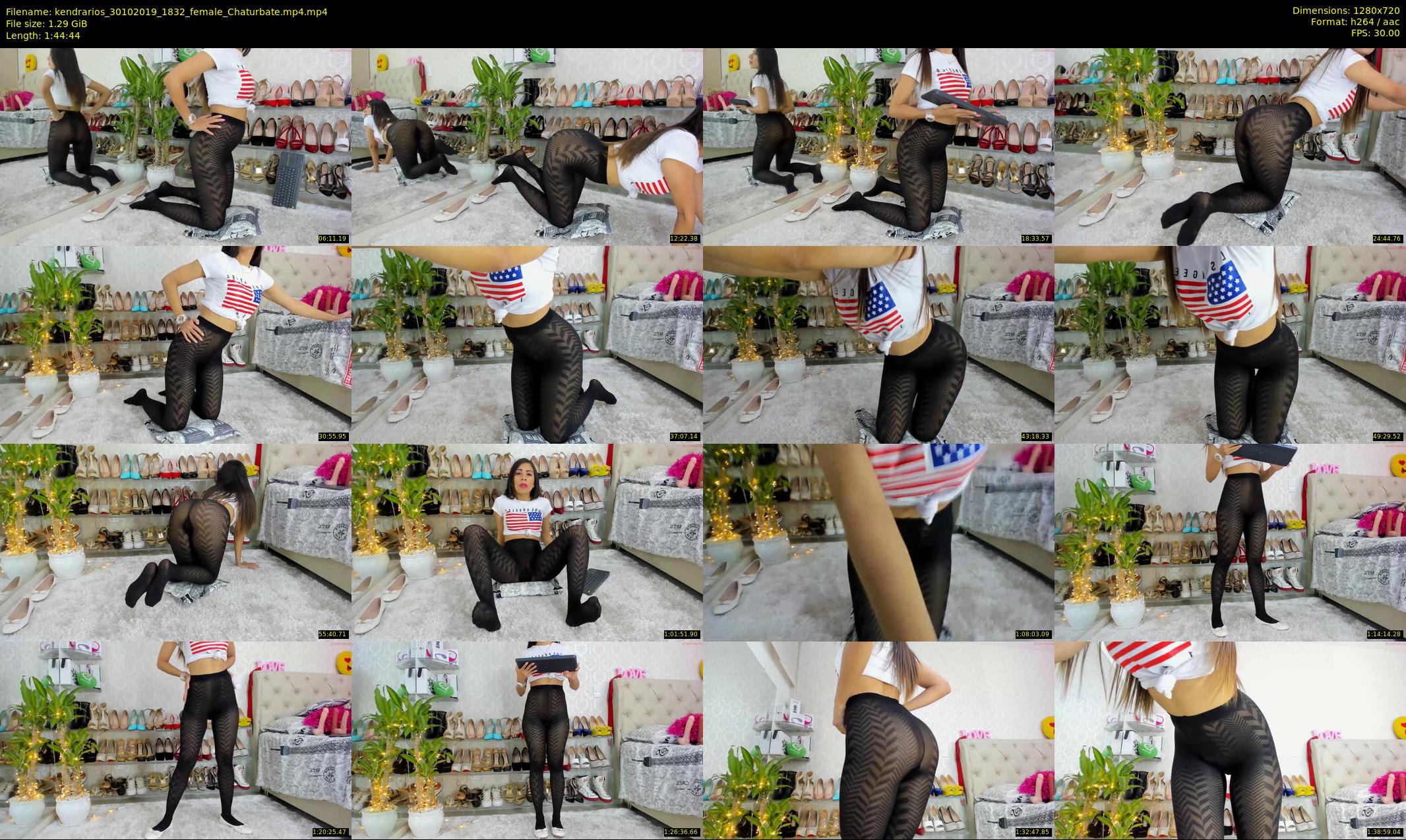 kendrarios — 105 minute Chaturbate female cam show recording, 720p, Oct 30, 2019
