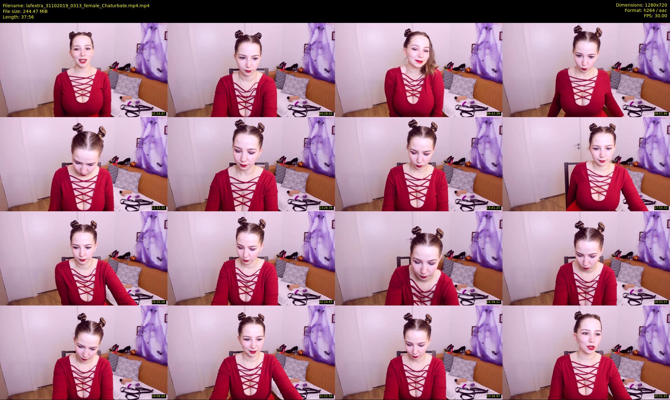 lafextra — 38 minute Chaturbate female cam show recording, 720p, Oct 31, 2019