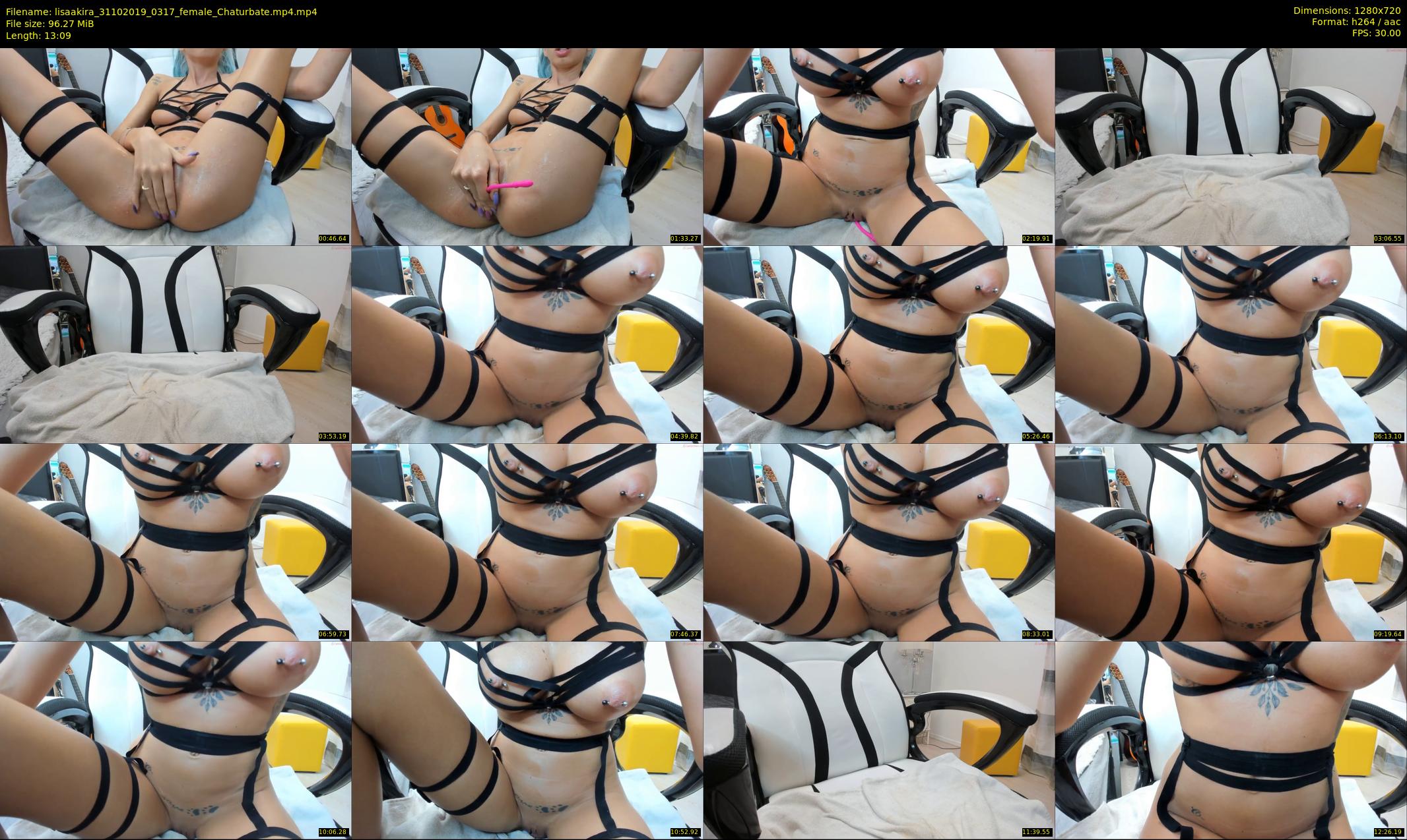 lisaakira — 14 minute Chaturbate female cam show recording, 720p, Oct 31, 2019