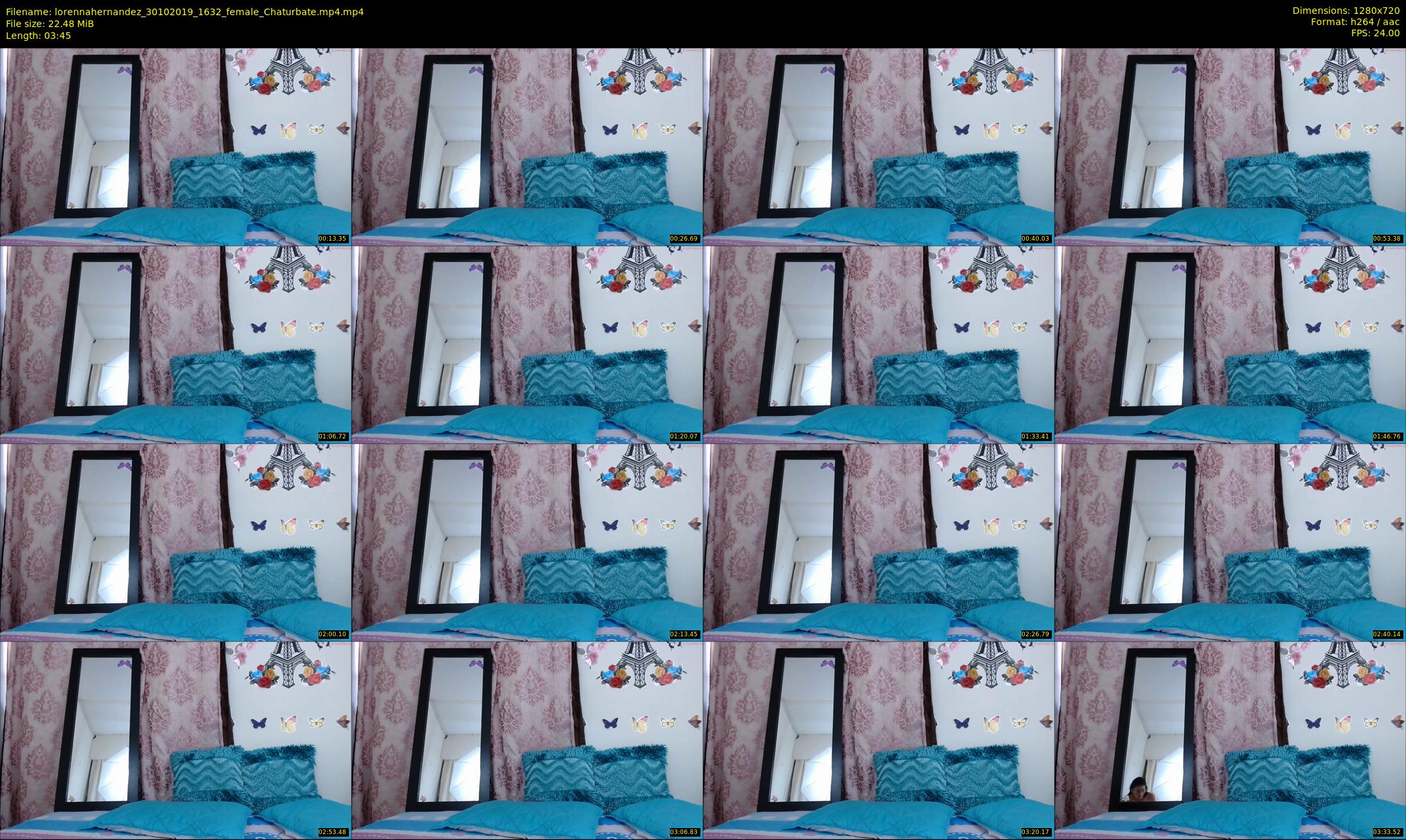 lorennahernandez — 4 minute Chaturbate female cam show recording, 720p, Oct 30, 2019