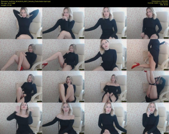 mallinia — 14 minute Chaturbate female cam show recording, 480p, Oct 30, 2019