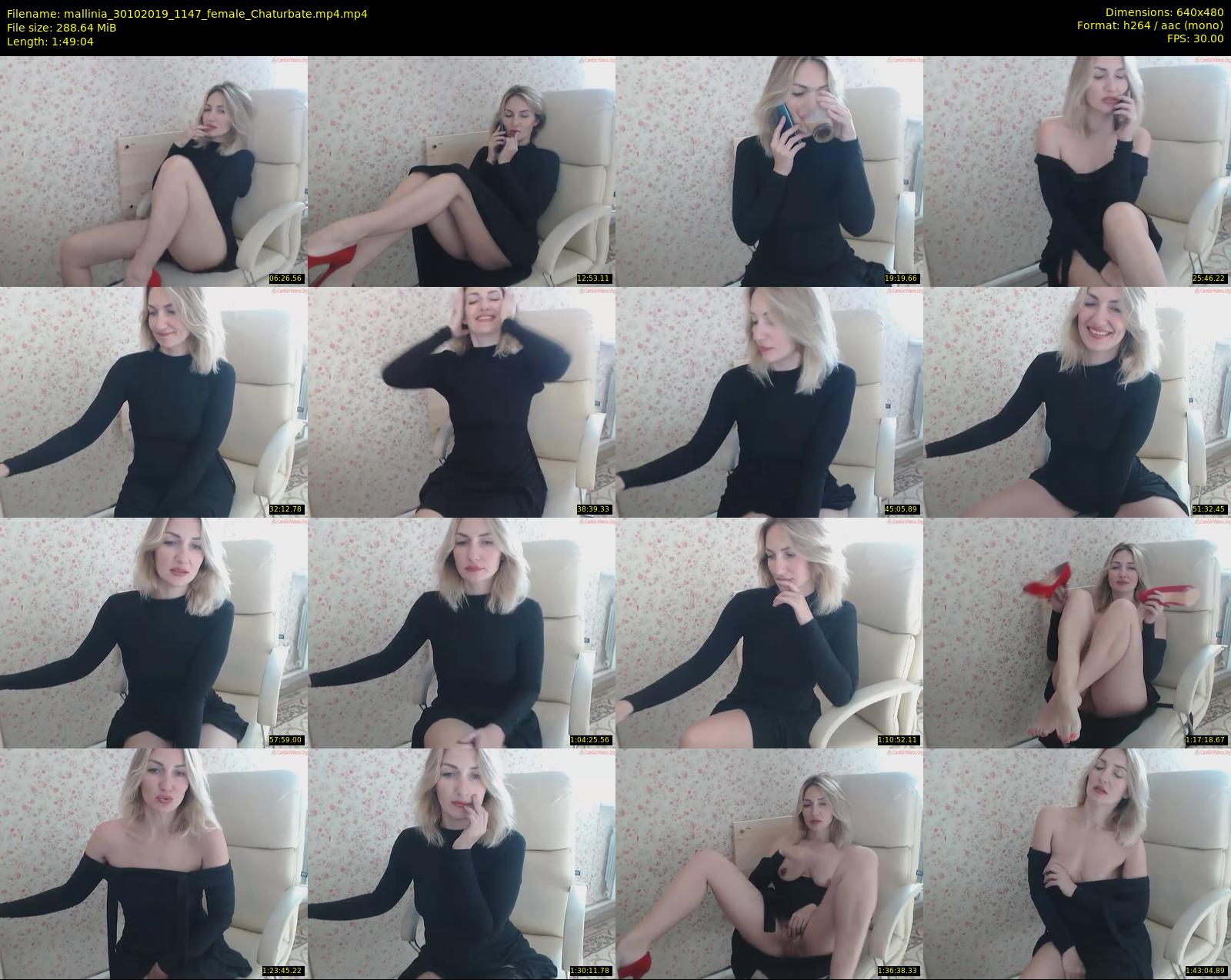mallinia — 110 minute Chaturbate female cam show recording, 480p, Oct 30, 2019