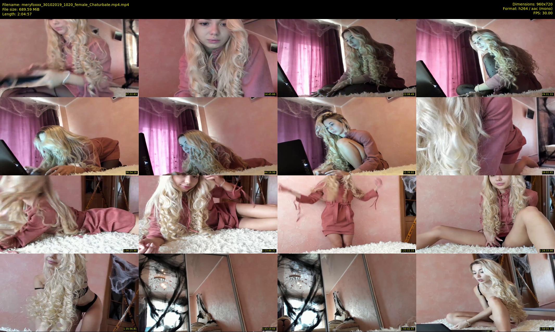 meryfoxxx — 125 minute Chaturbate female cam show recording, 720p, Oct 30, 2019